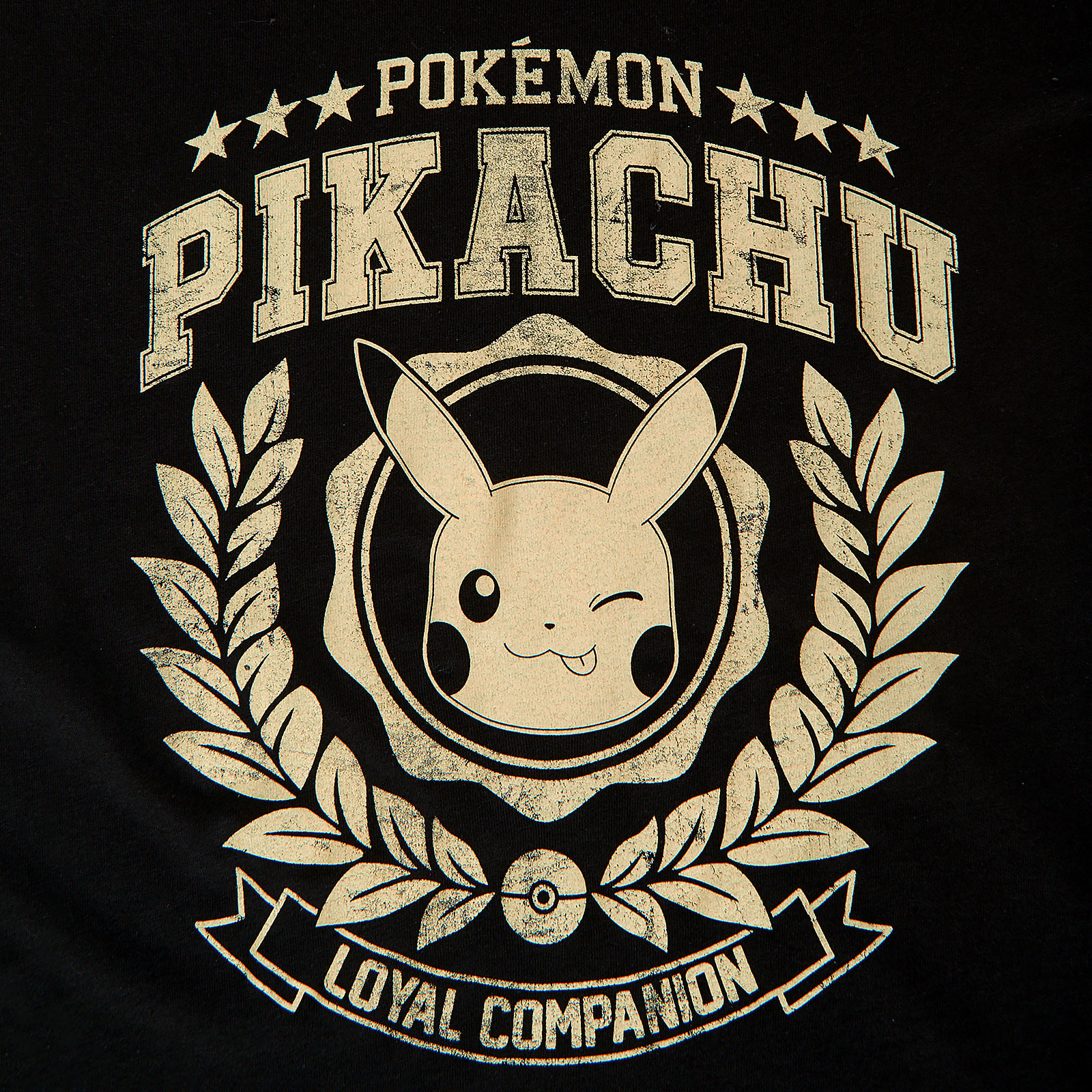 Pokemon - Pikachu Loyal Companion T-Shirt Damen schwarz