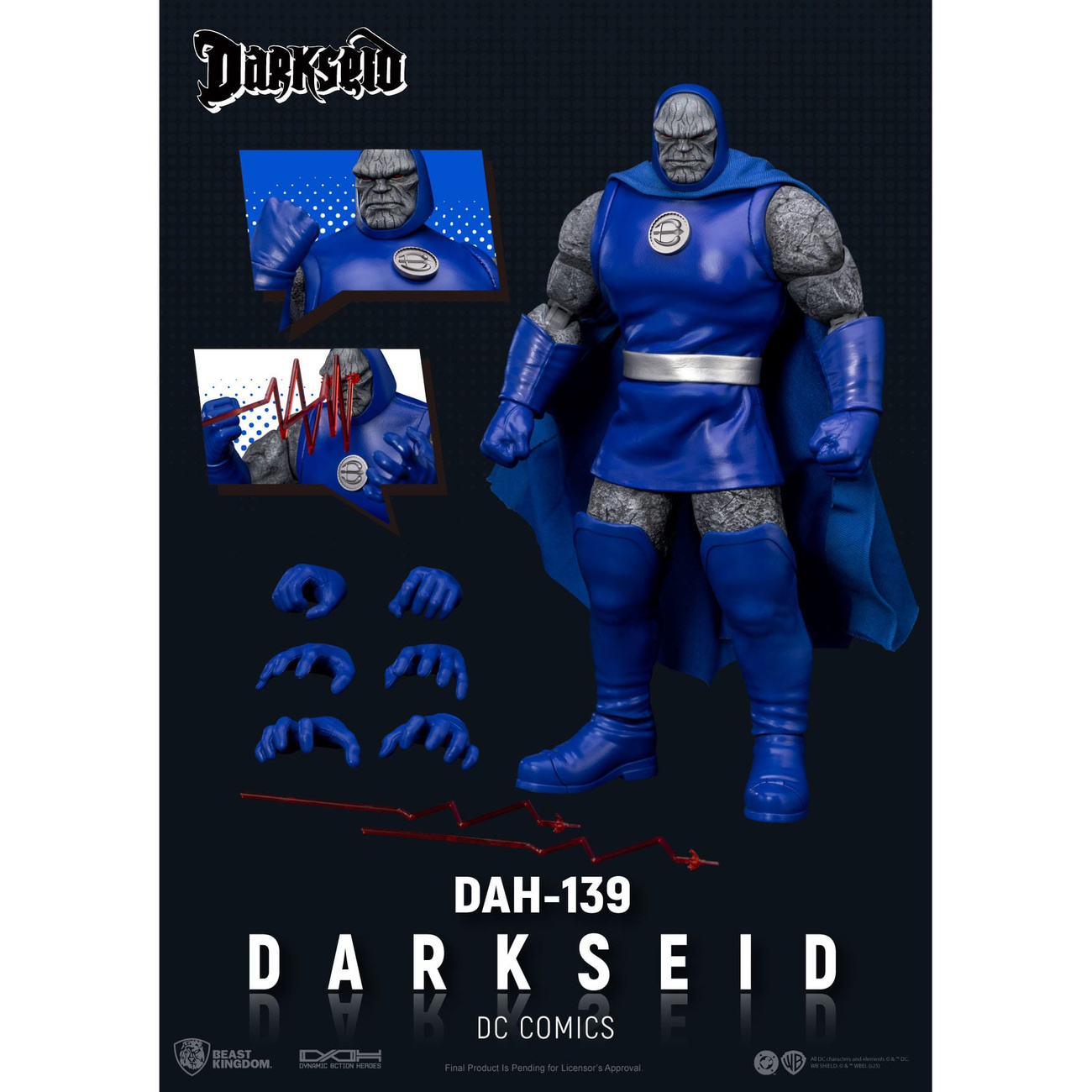 Figura de acción Darkseid DC Comics 22 cm