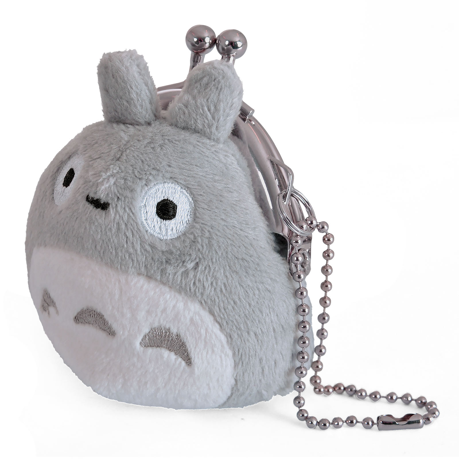 Totoro - Porte-monnaie en peluche gris
