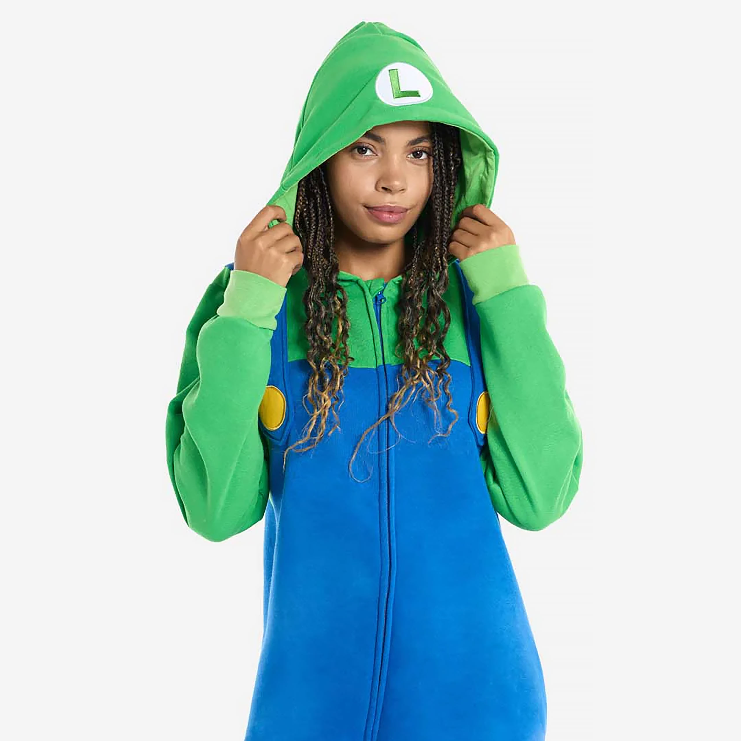 Super Mario - Combinaison Luigi pour adultes