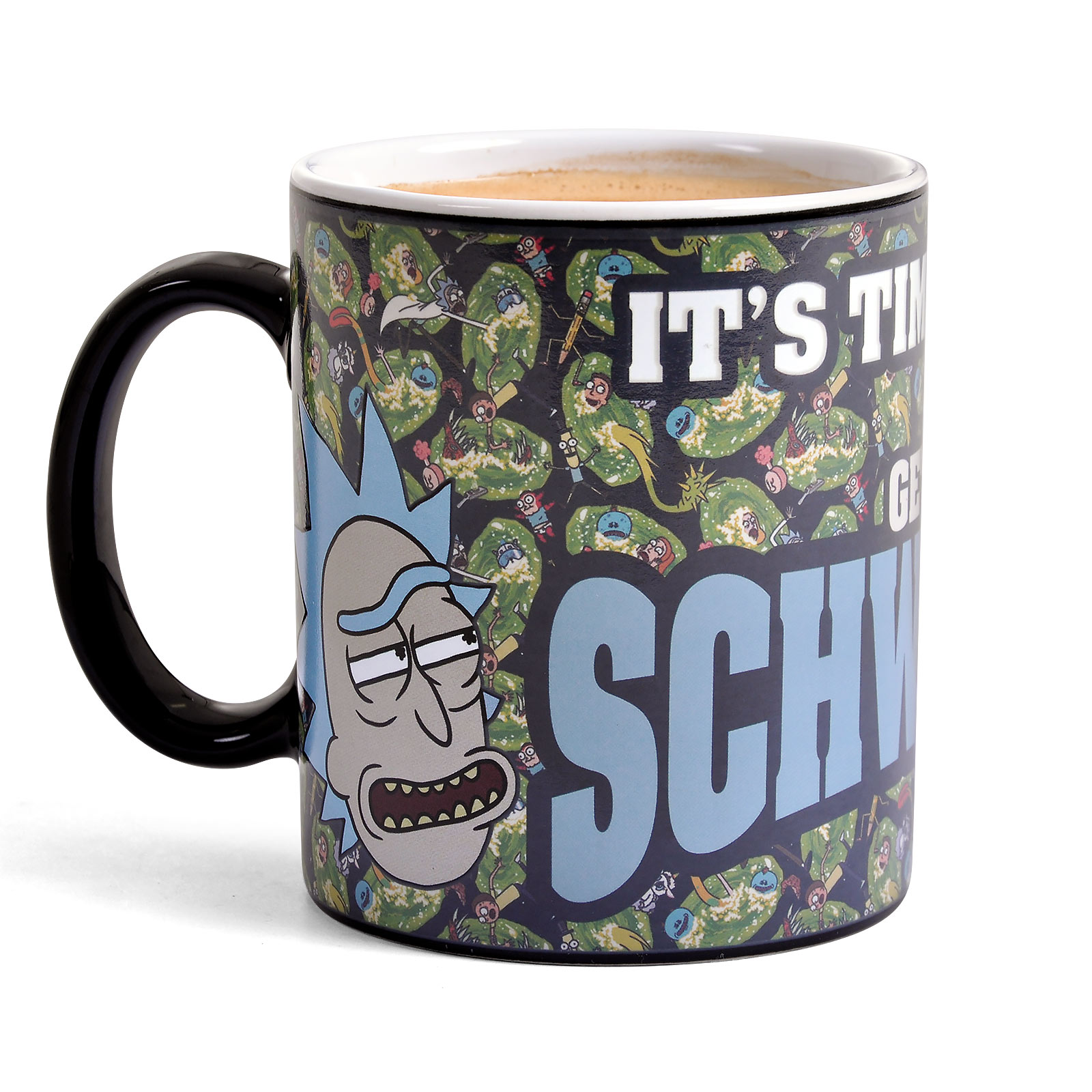 Rick and Morty - Get Schwifty Tasse à effet thermique