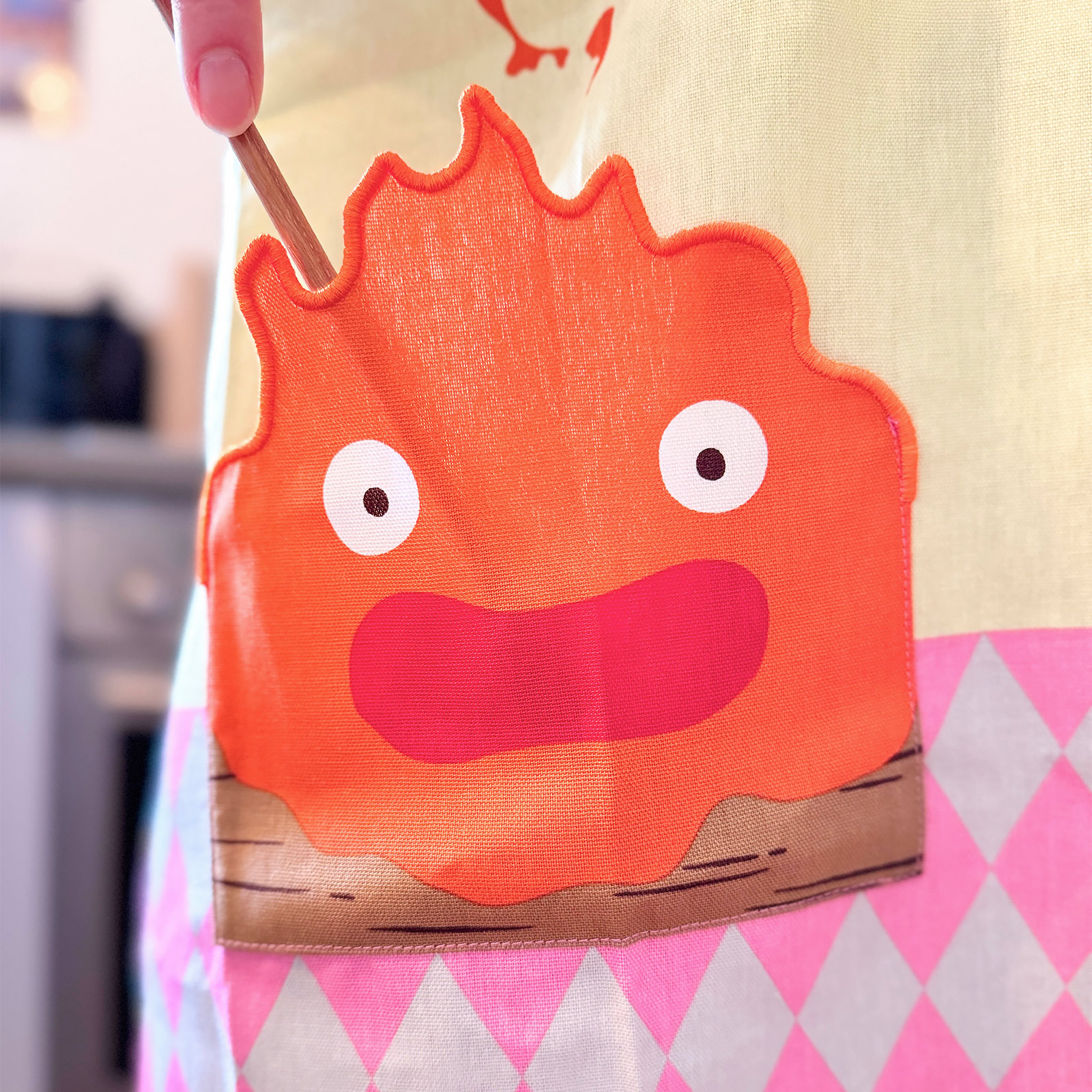 Le Château ambulant - Tablier Calcifer