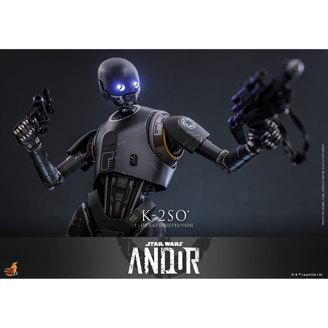 Star Wars : Andor – Figurine articulée K-2SO échelle 1:6