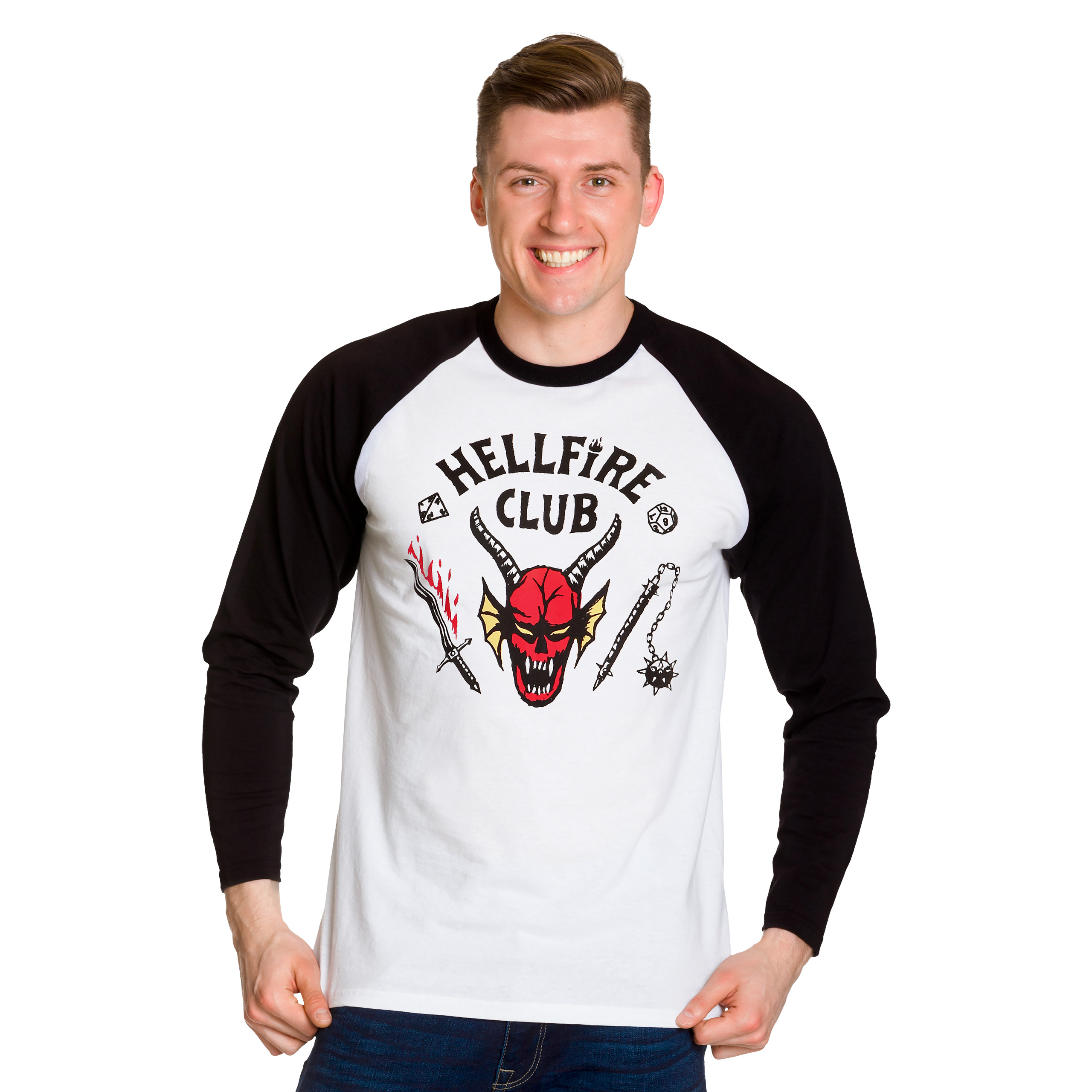 Stranger Things - Hellfire Club Wappen Longsleeve