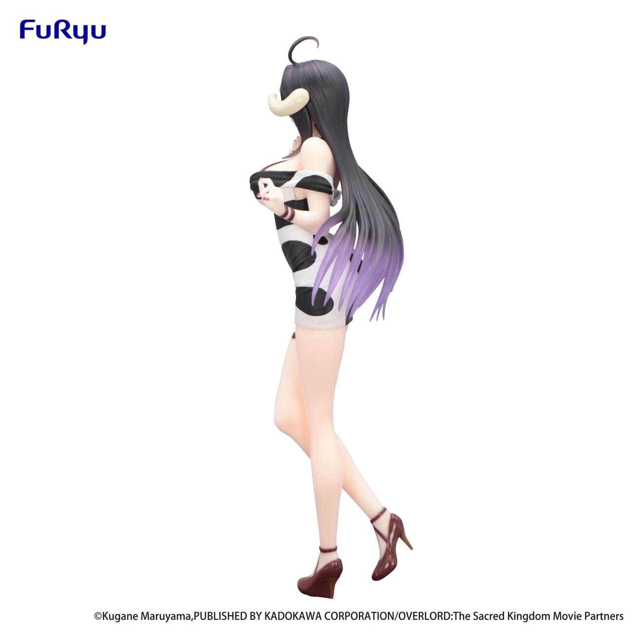 Overlord Trio-Try-iT Statua in PVC Albedo Mini Dress Fantasia Mucca Ver. 21 cm