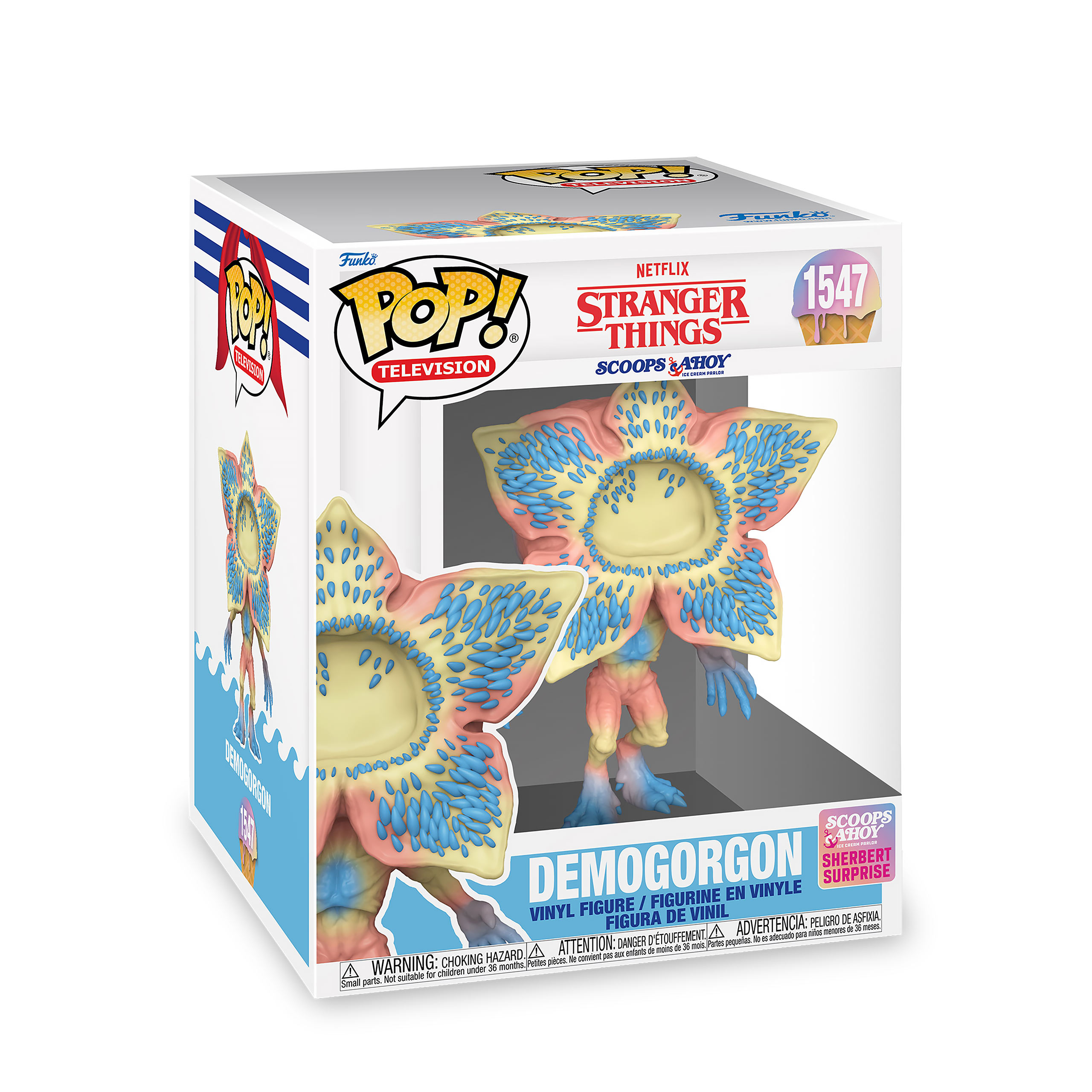 Stranger Things - Demogorgon (Scoops Ahoy) Super Size Funko Pop Figur