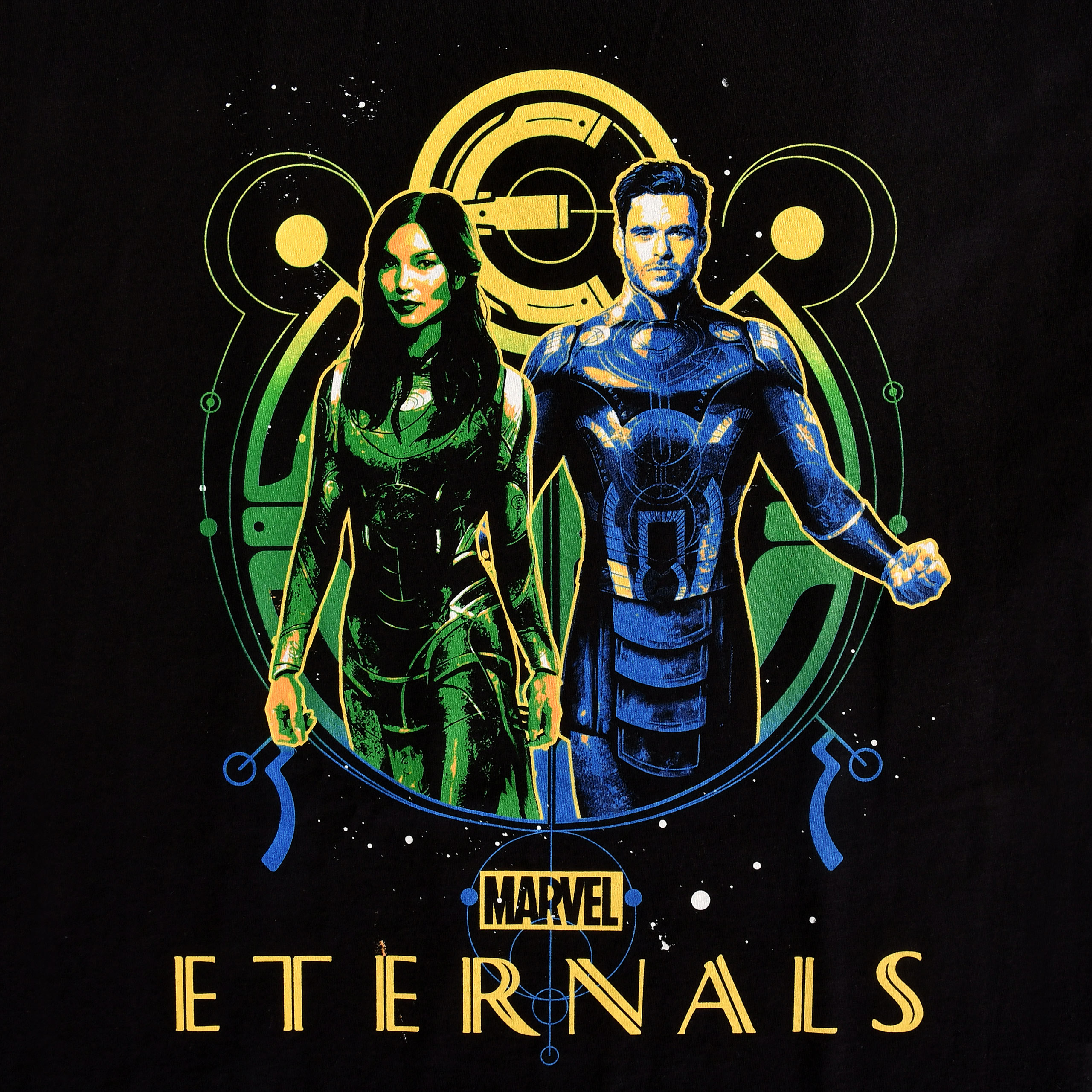 Eternals - Ikaris & Sersi T-shirt zwart