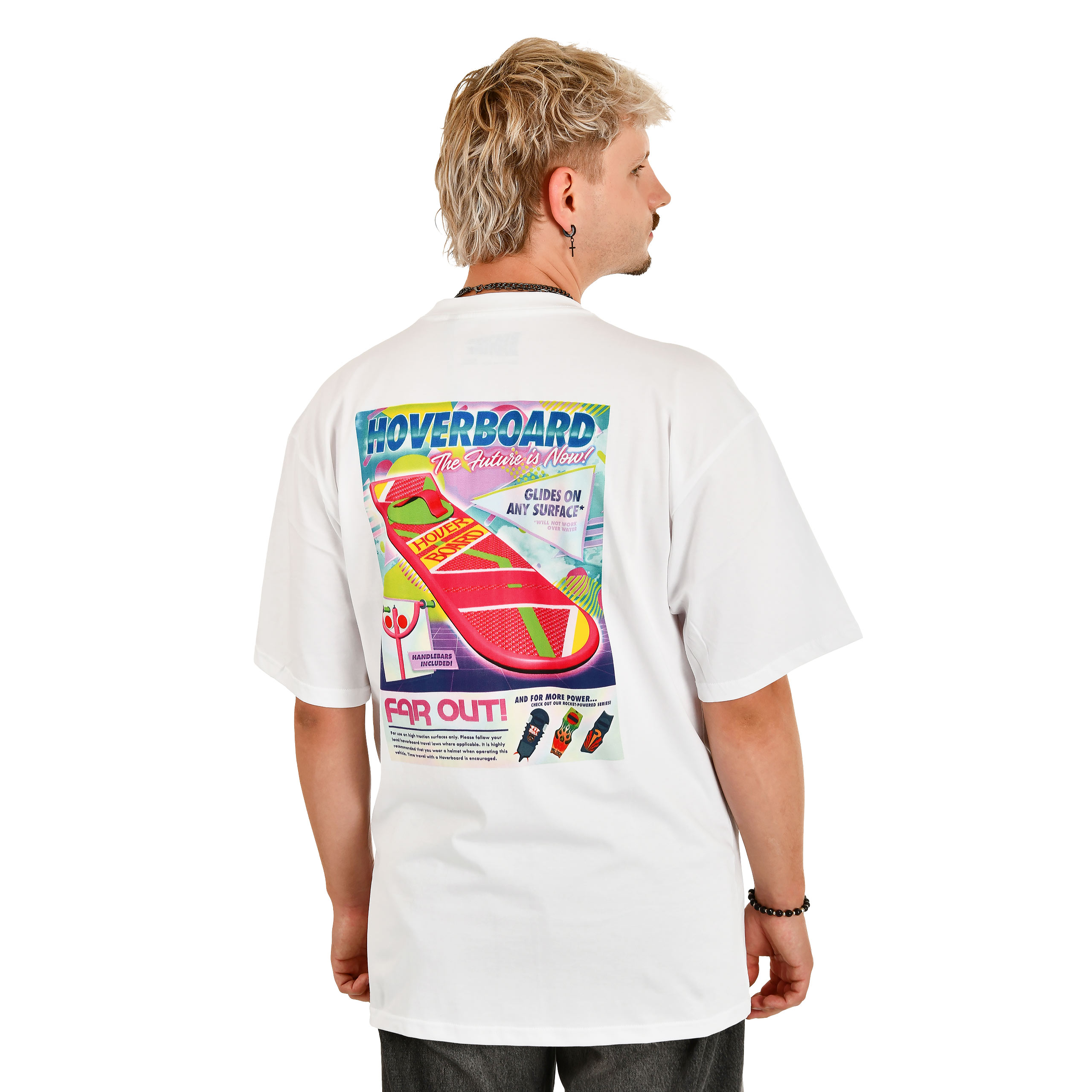 Zurück in die Zukunft - Hoverboard T-Shirt weiß