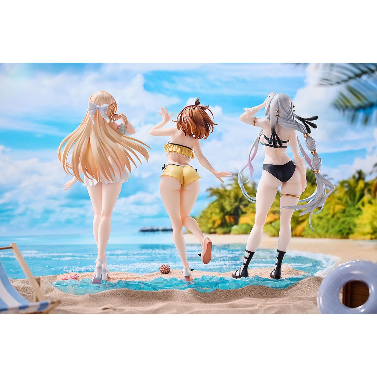 Atelier Ryza: Ever Darkness & the Secret Hideout Set de 3 estatuas de PVC 1/7 Ryza, Klaudia, Lila: versión Swimsuit