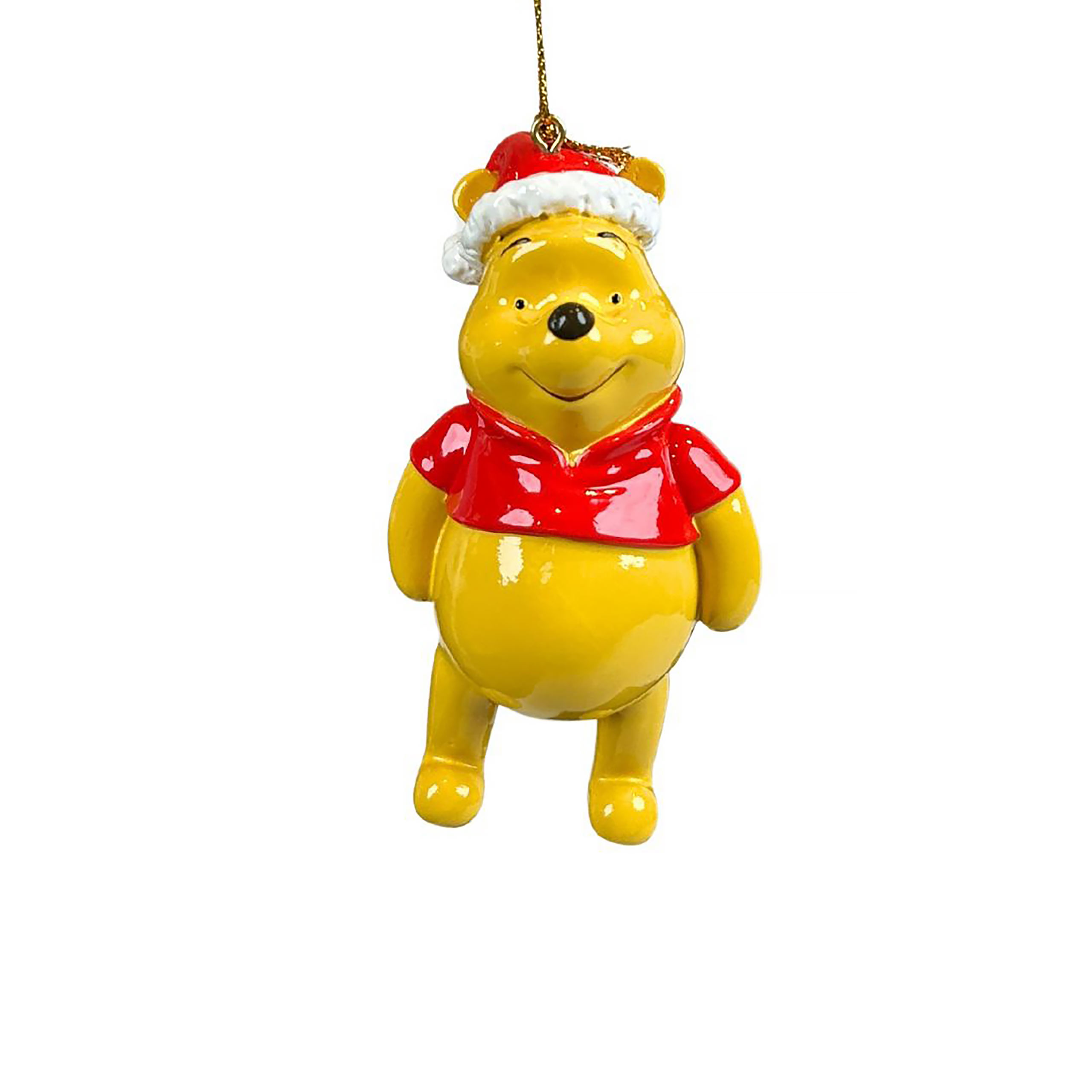 Kubuś Puchatek - Ozdoba choinkowa Święty Mikołaj