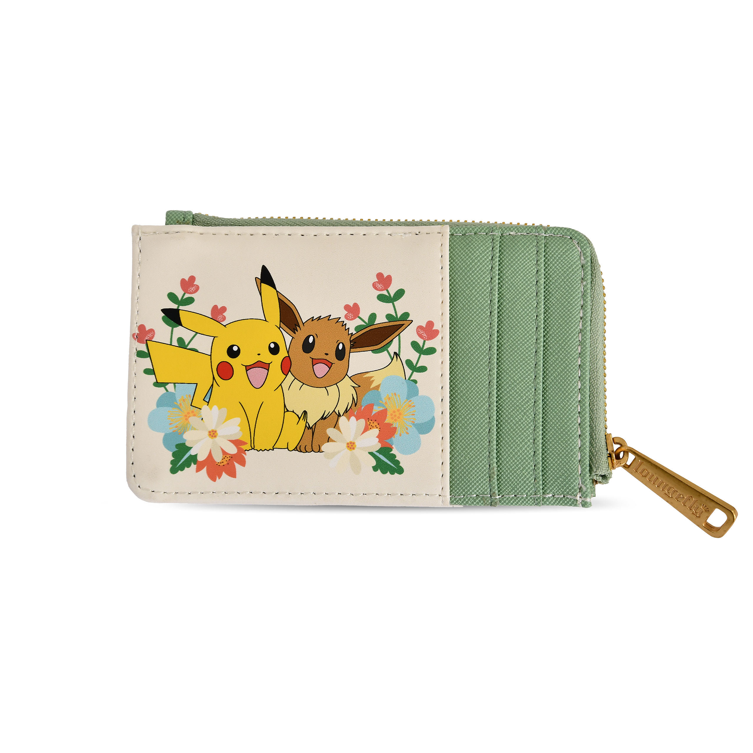 Pokemon - Pikachu en Eevee Bloemen Portemonnee
