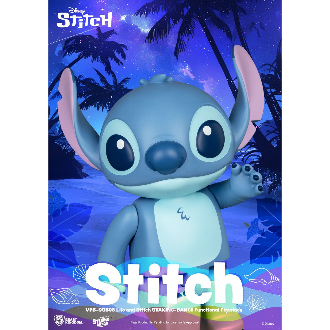 Lilo & Stitch Syaking Bang Vinyl Money Box Stitch 30 cm
