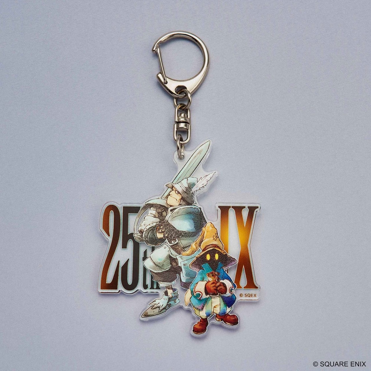 Final Fantasy IX Acryl Sleutelhanger 25th Anniversary Vivi & Steiner