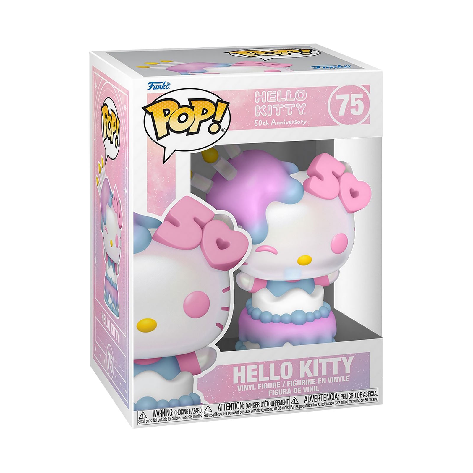 Hello Kitty Funko Pop Figure with Cake 50th Anniversary