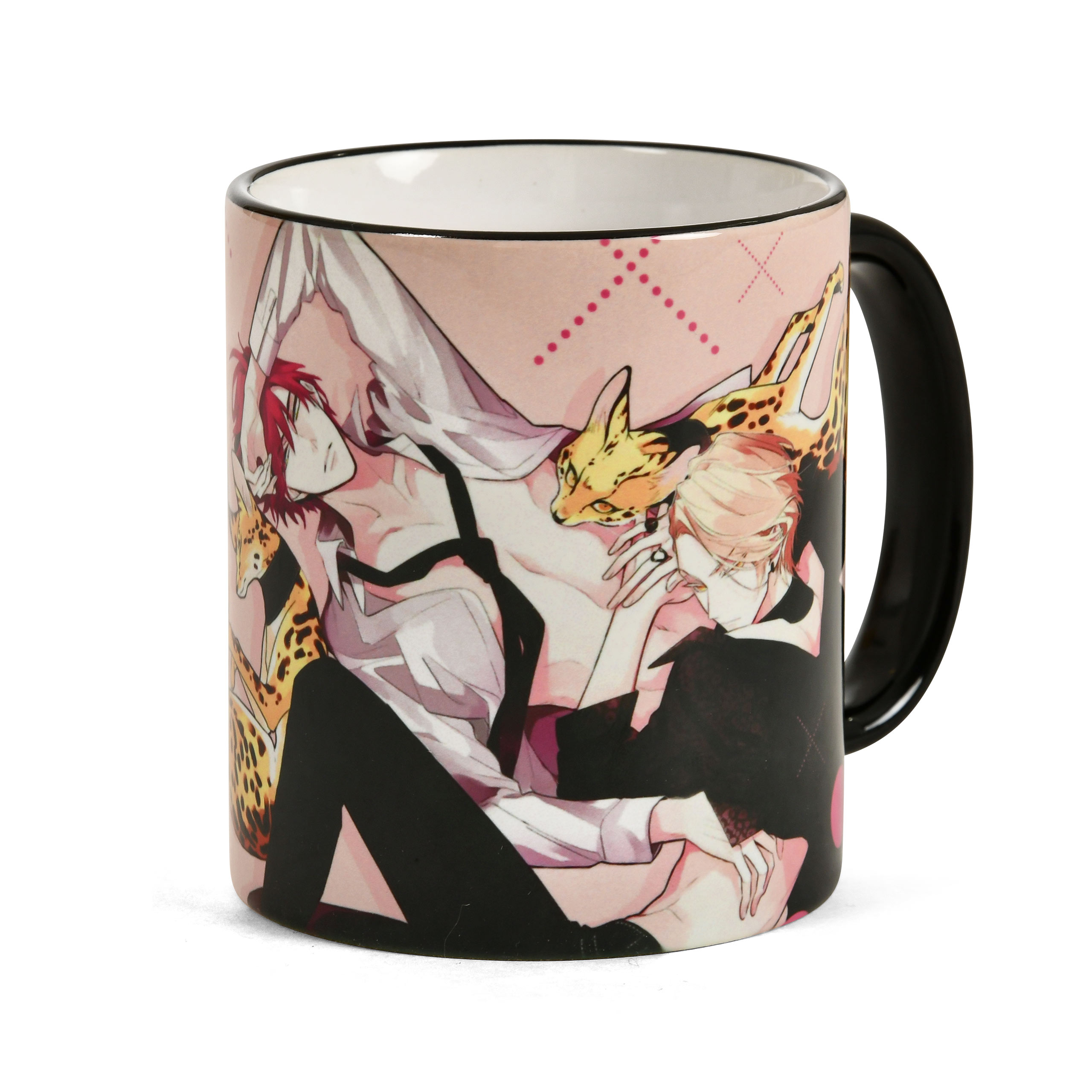 Shizuma und Minato Cats Tasse für Therapy Game Fans