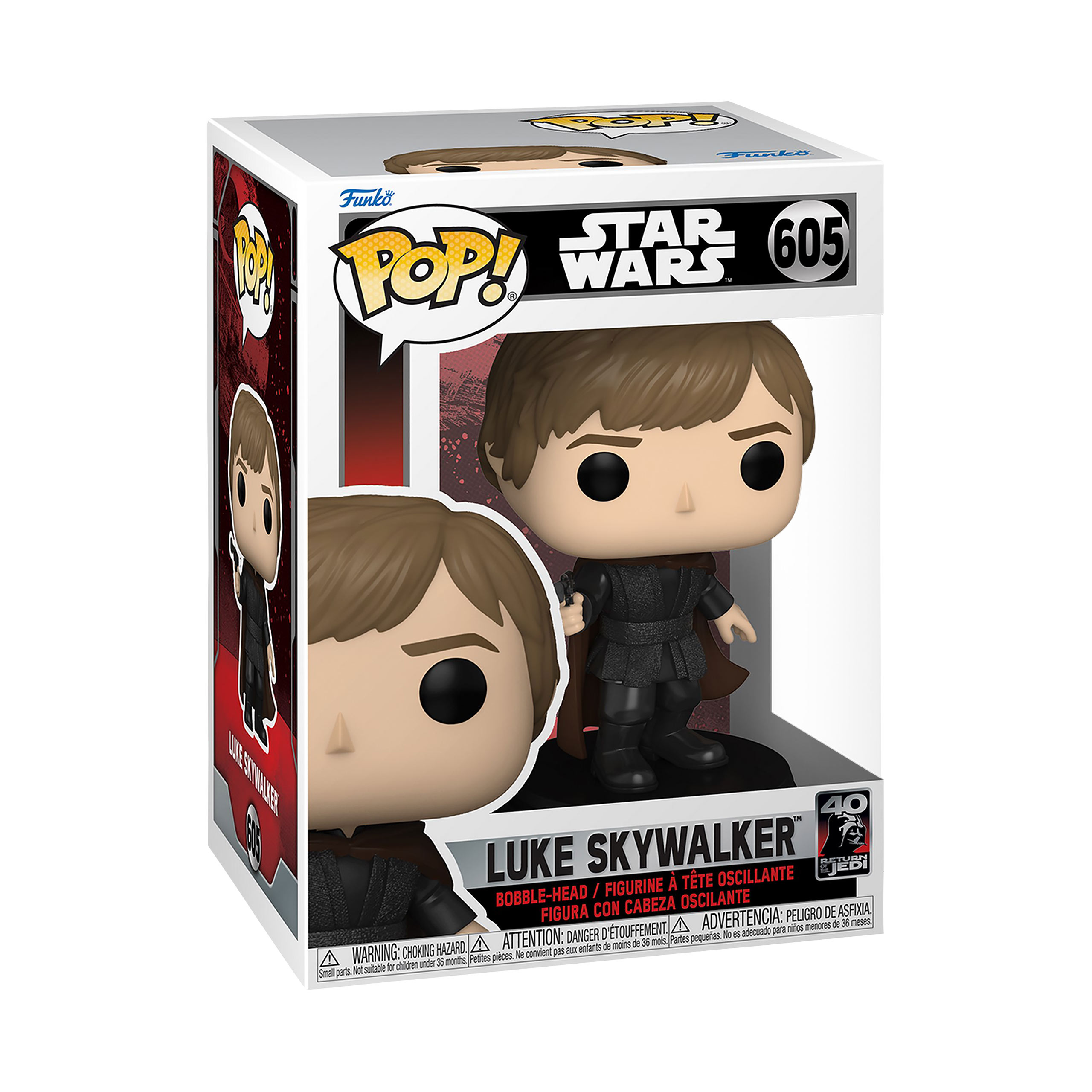 Star Wars - Luke Skywalker 40th Anniversary Funko Pop Wackelkopf-Figur