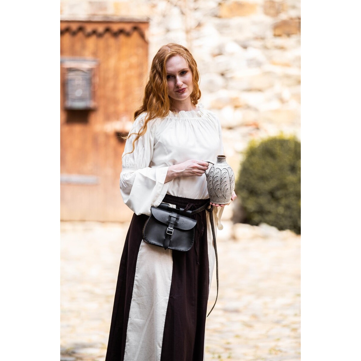 Mittelalter Bluse Emma beige