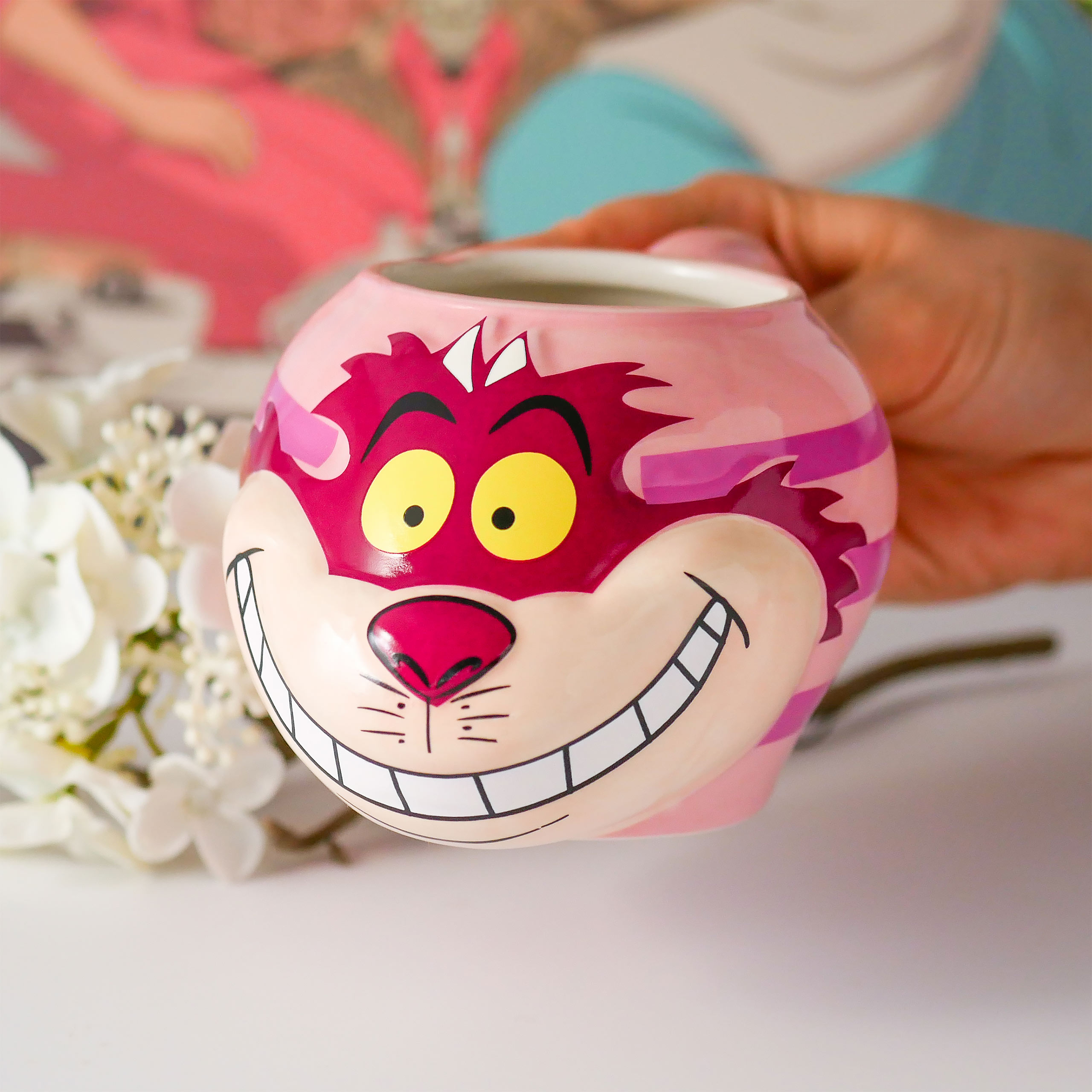 Alicia en el país de las maravillas - Taza 3D del Gato de Cheshire