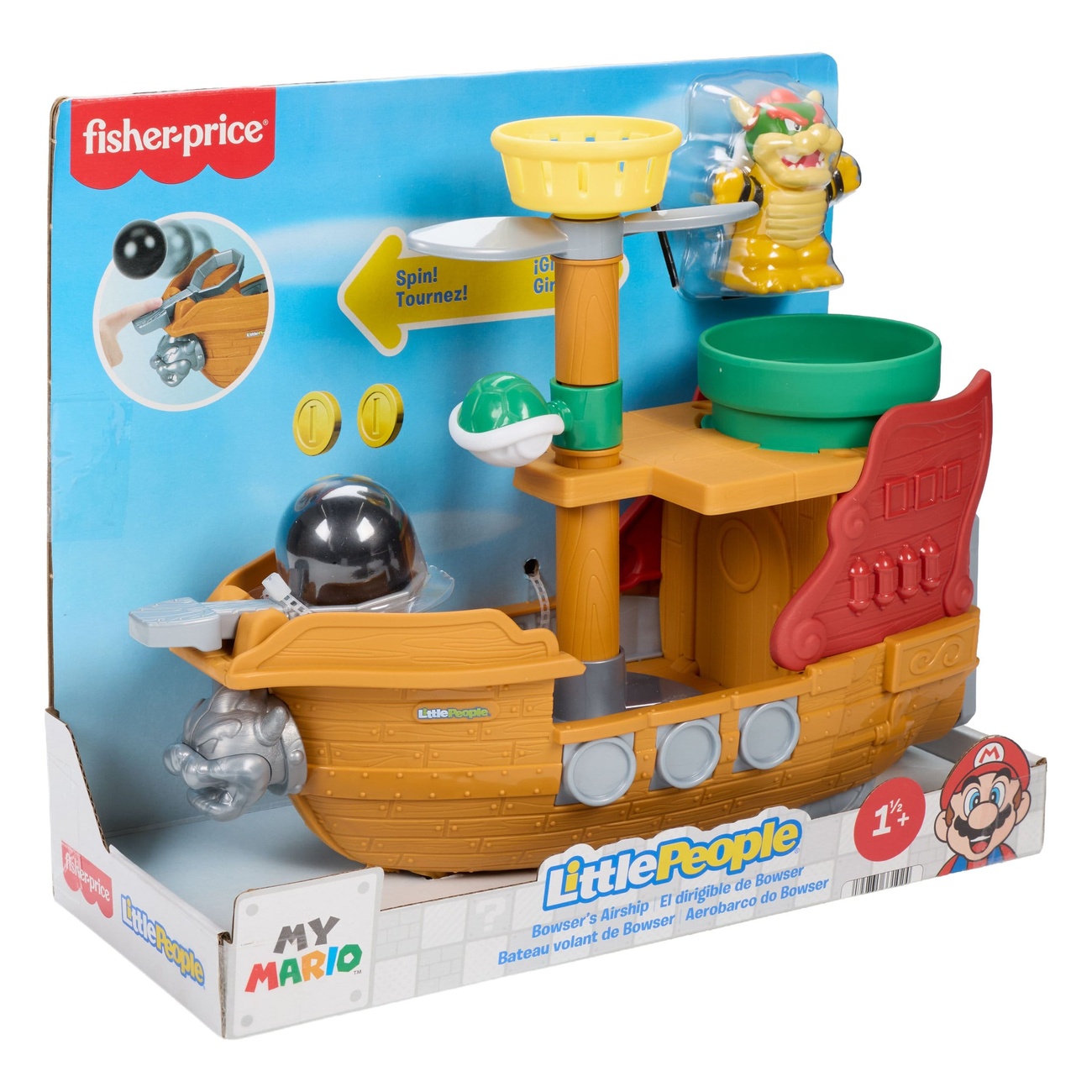 My Mario Little People Playset – Bowser’s Airship