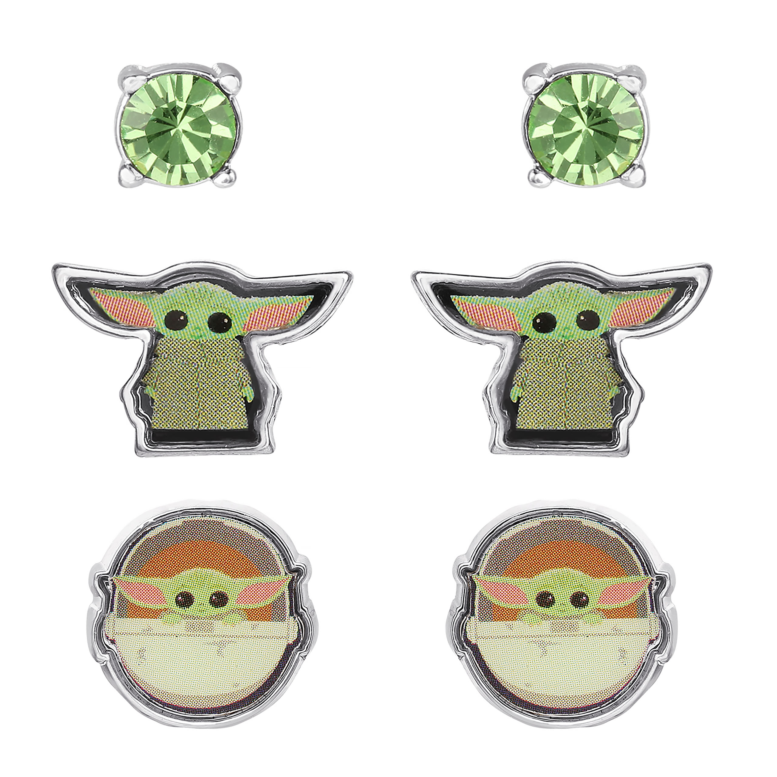 Set Cadeau 3 Boucles d'Oreilles Grogu - Star Wars The Mandalorian