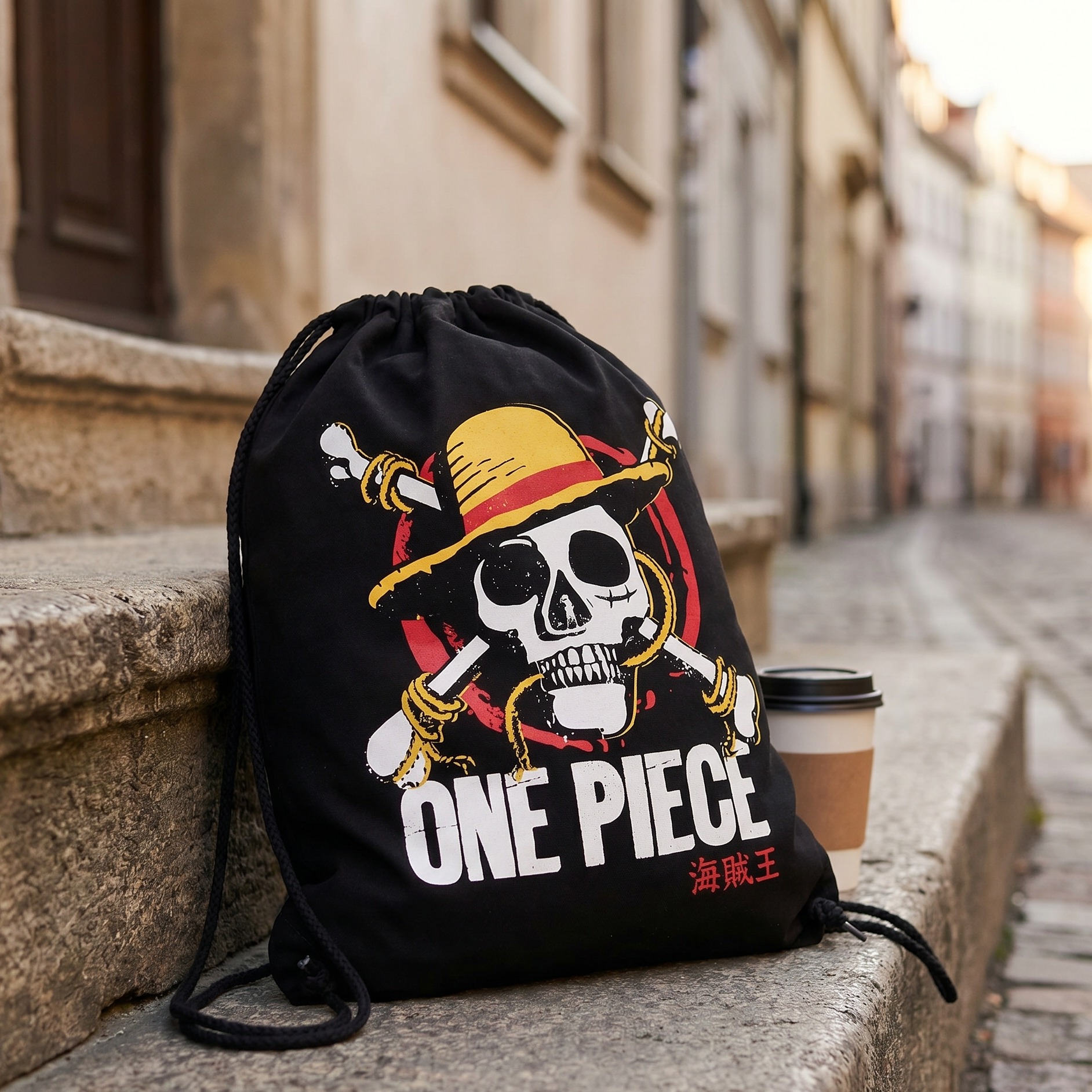 Torba sportowa Skull załogi Słomkowego Kapelusza - One Piece