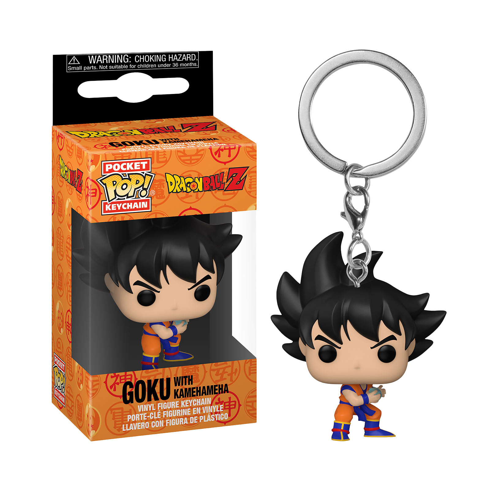 Dragon Ball Z - Goku with Kamehameha Funko Pop Keychain