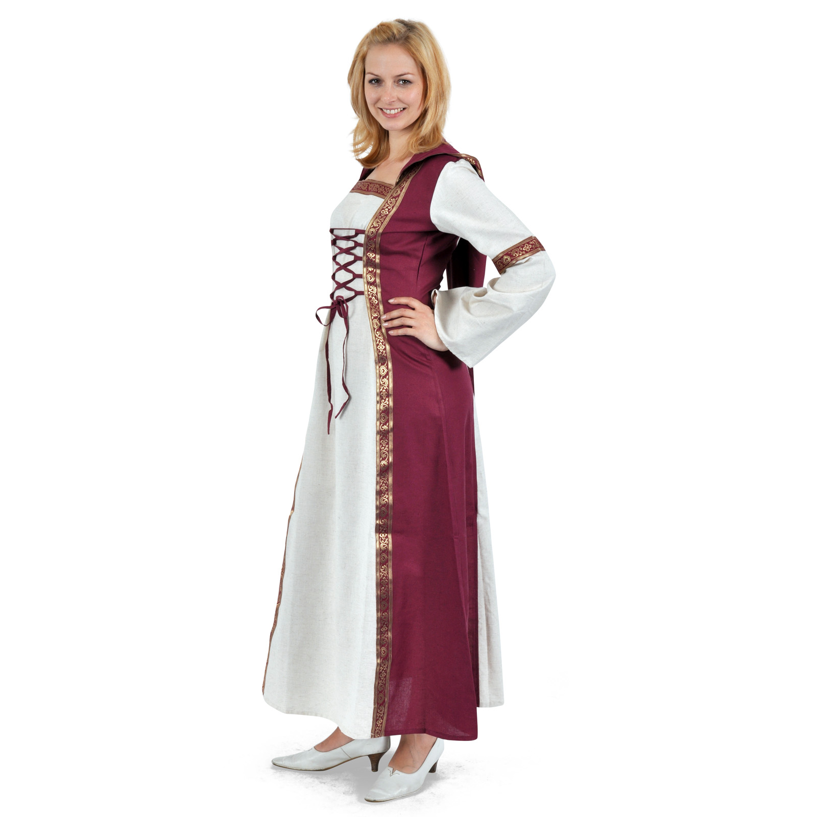 Chiara Medieval Dress natural-red