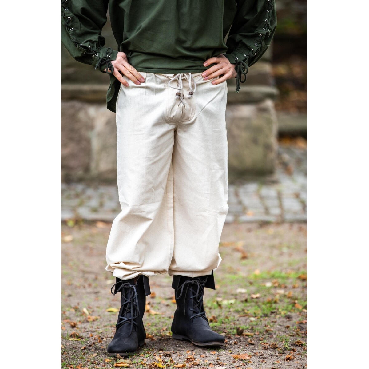 Pantaloni medievali Gerold beige