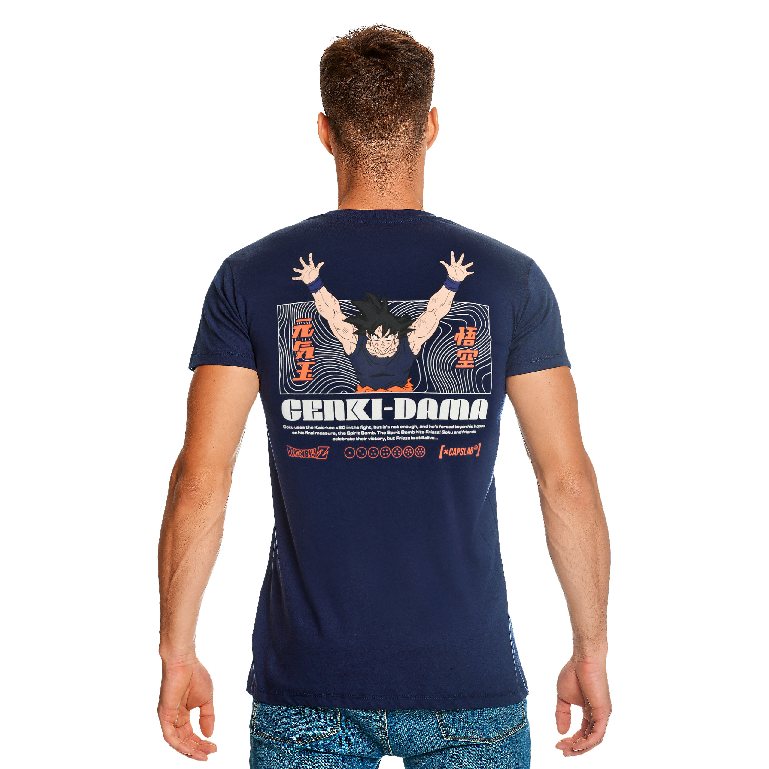 Dragon Ball Super - Genki Dama T-Shirt blau