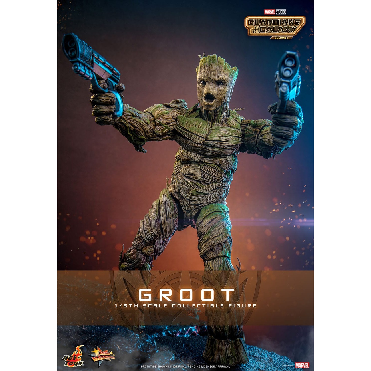 Guardianes de la Galaxia - Figura de acción Groot Masterpiece 1:6
