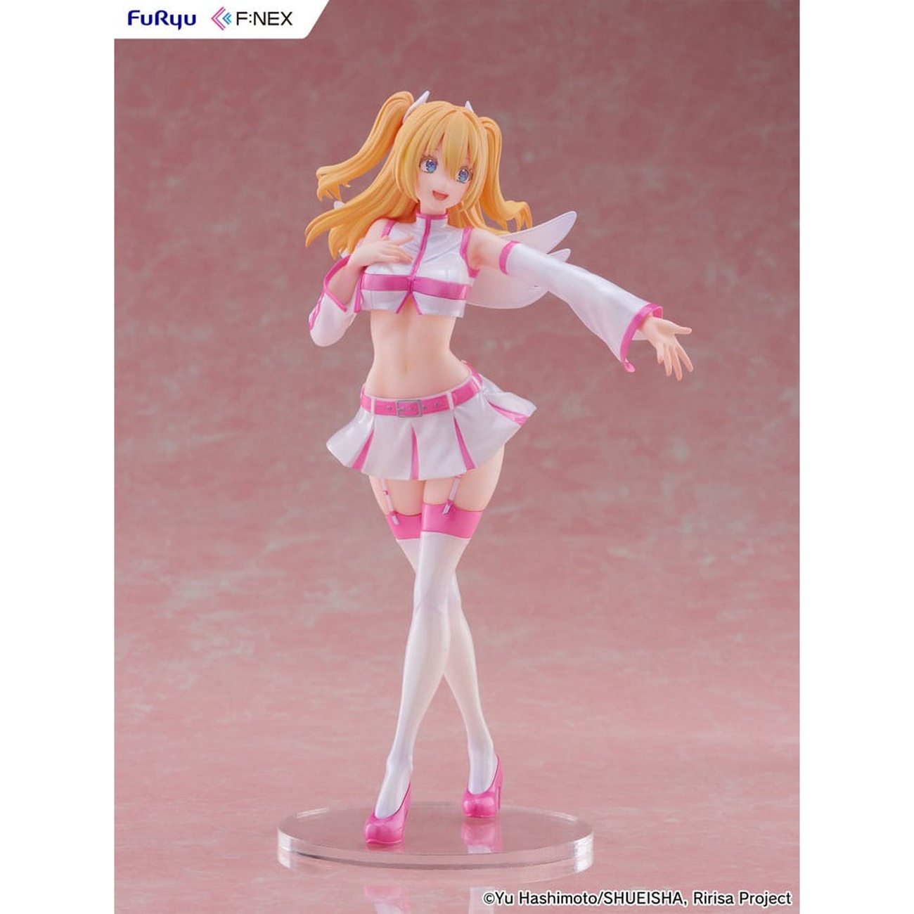 2.5 Dimensional Seduction F:Nex Estatua PVC 1/7 Liliel Angel Paratroopers Lilysa 23 cm