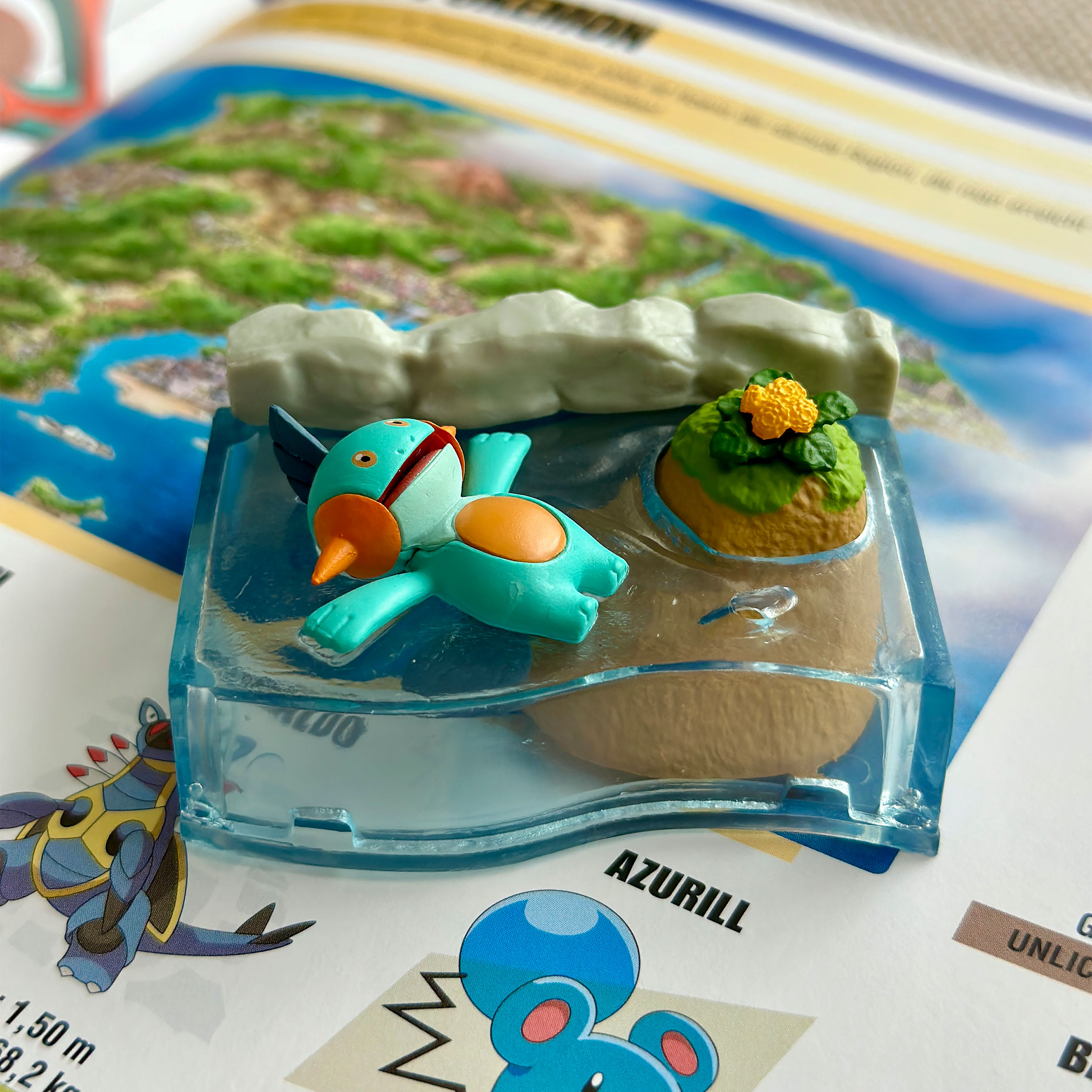 Pokemon - Nonbiri Tomando un descanso en el río Mystery Minis Figura