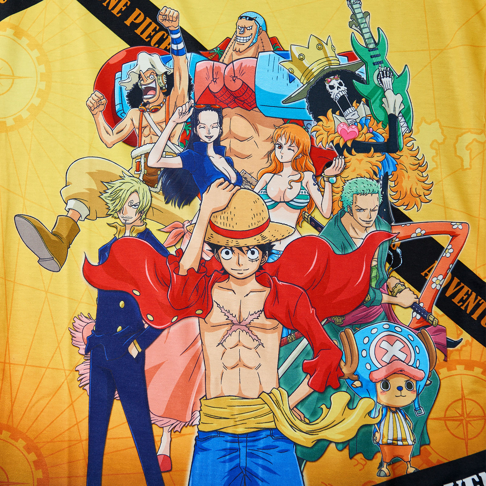 One Piece - Crew New World T-Shirt Damen Loose Fit