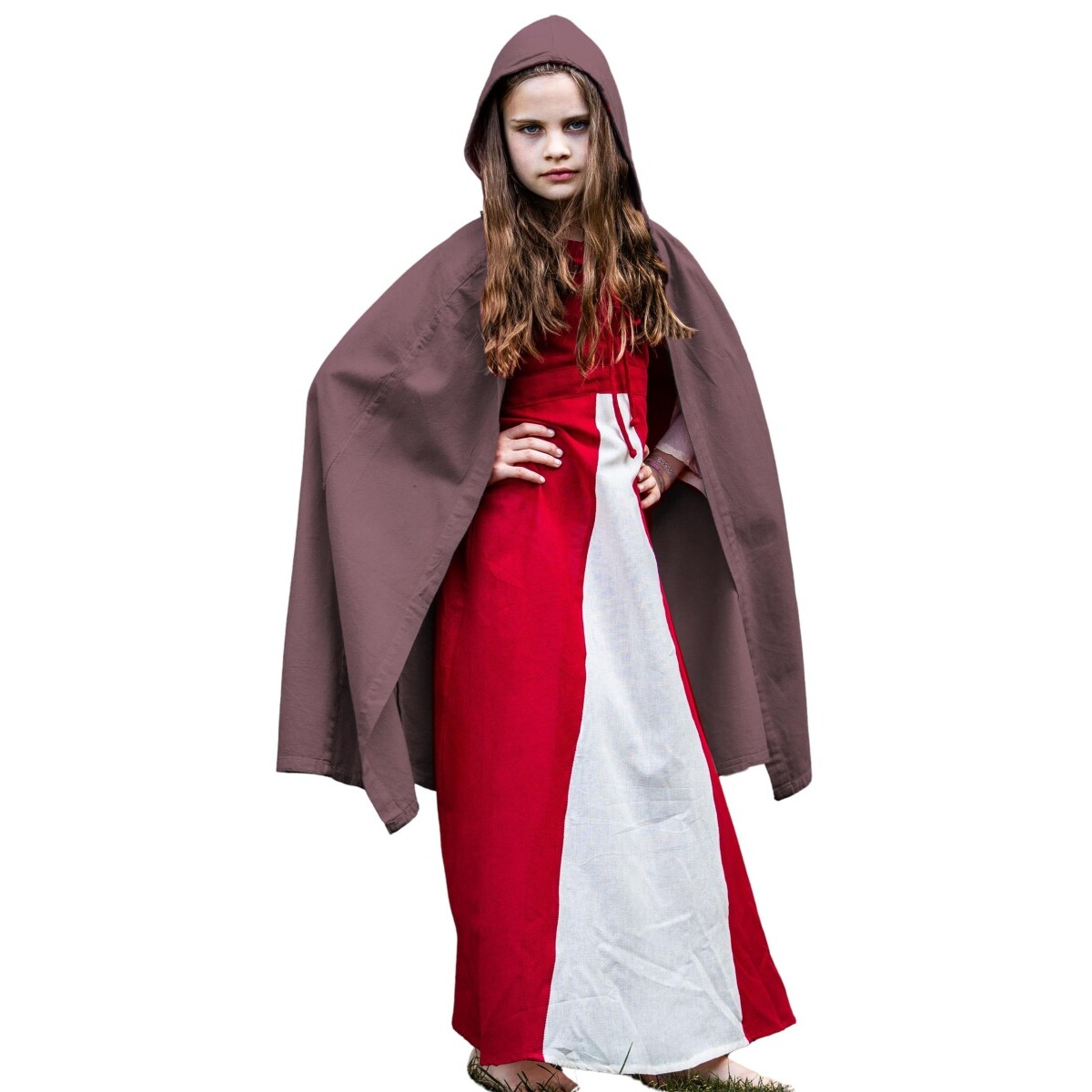 Medieval Cloak for Kids Brown