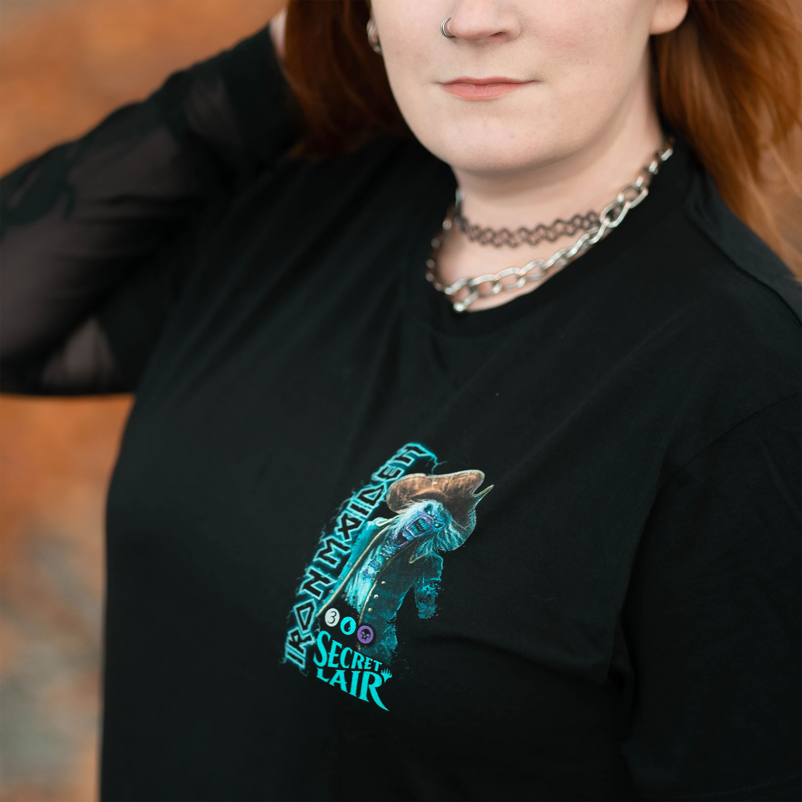 Iron Maiden - Magic: The Gathering Captain N'Ghathrod T-shirt svart