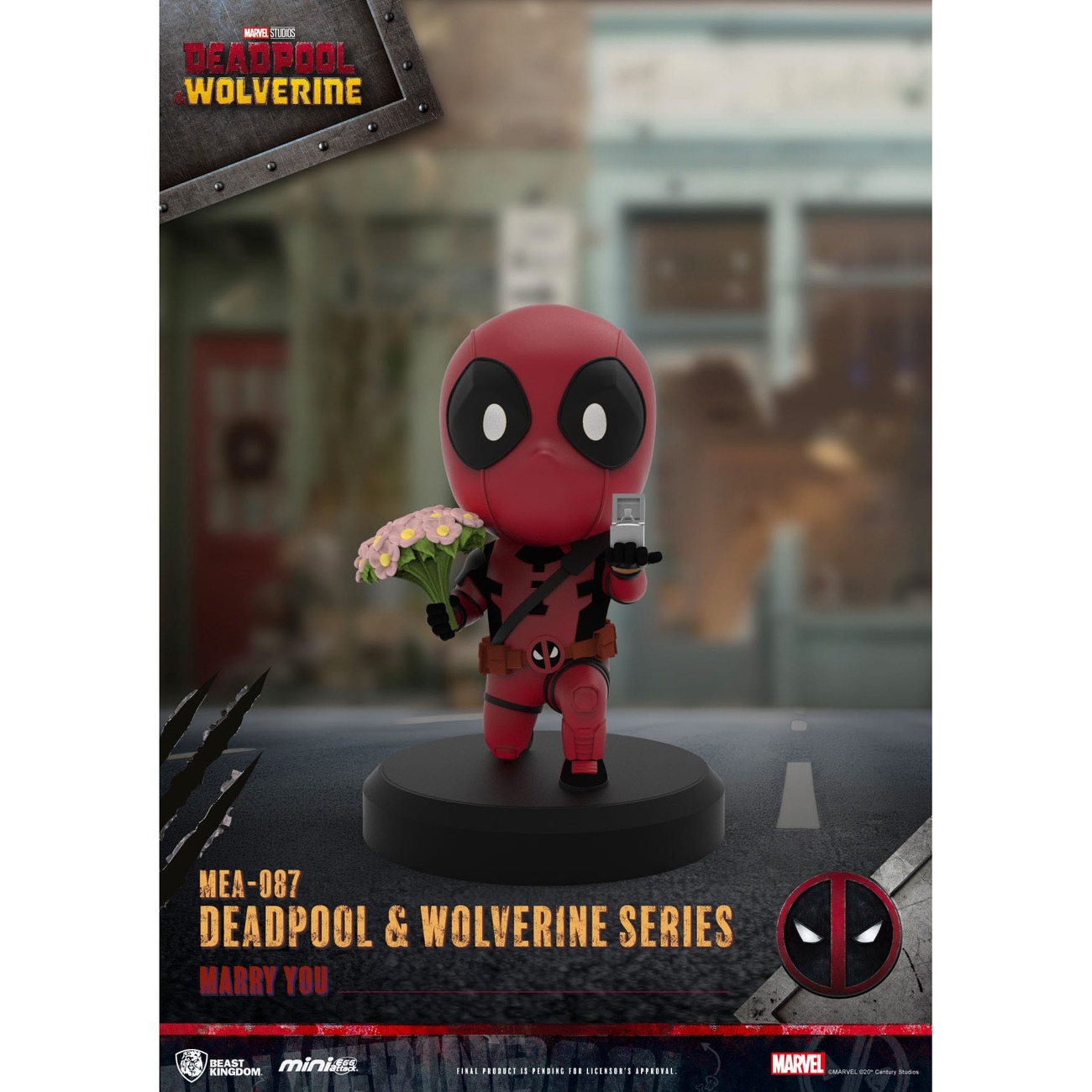 Deadpool 3 Serie Deadpool & Wolverine Set de figuras Mini Egg Attack 8 cm