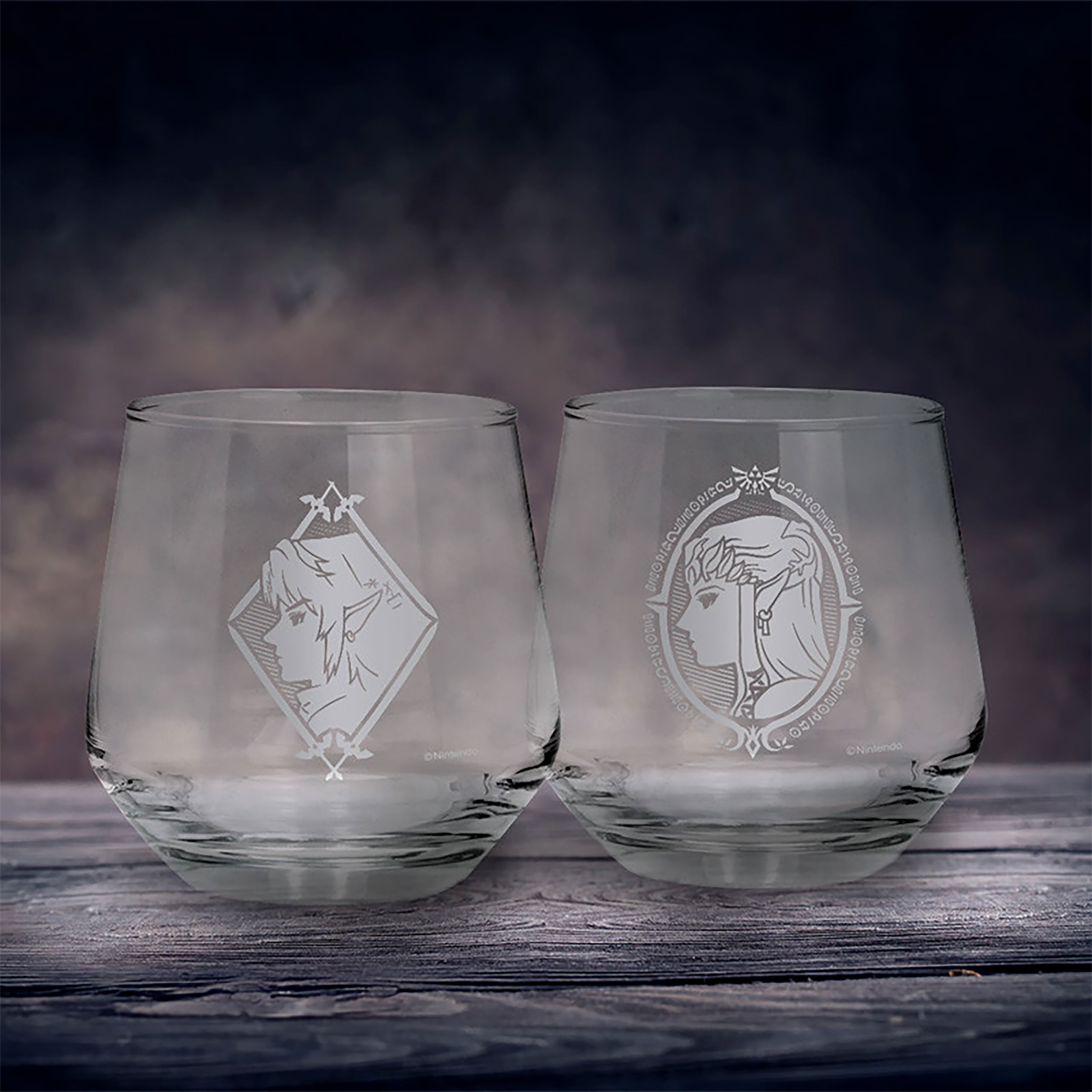 Zelda - Link & Zelda Gläser 2er Set