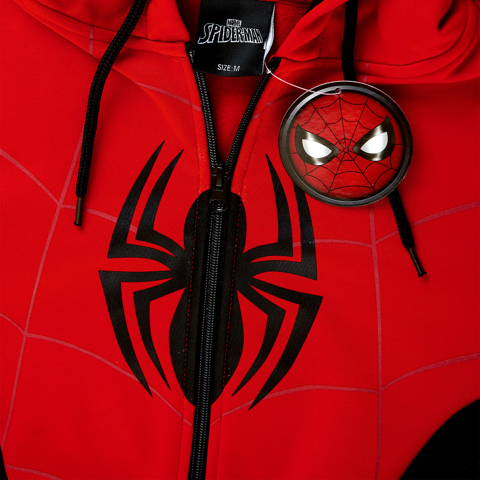 Spider-Man - Sweat à capuche costume rouge et noir