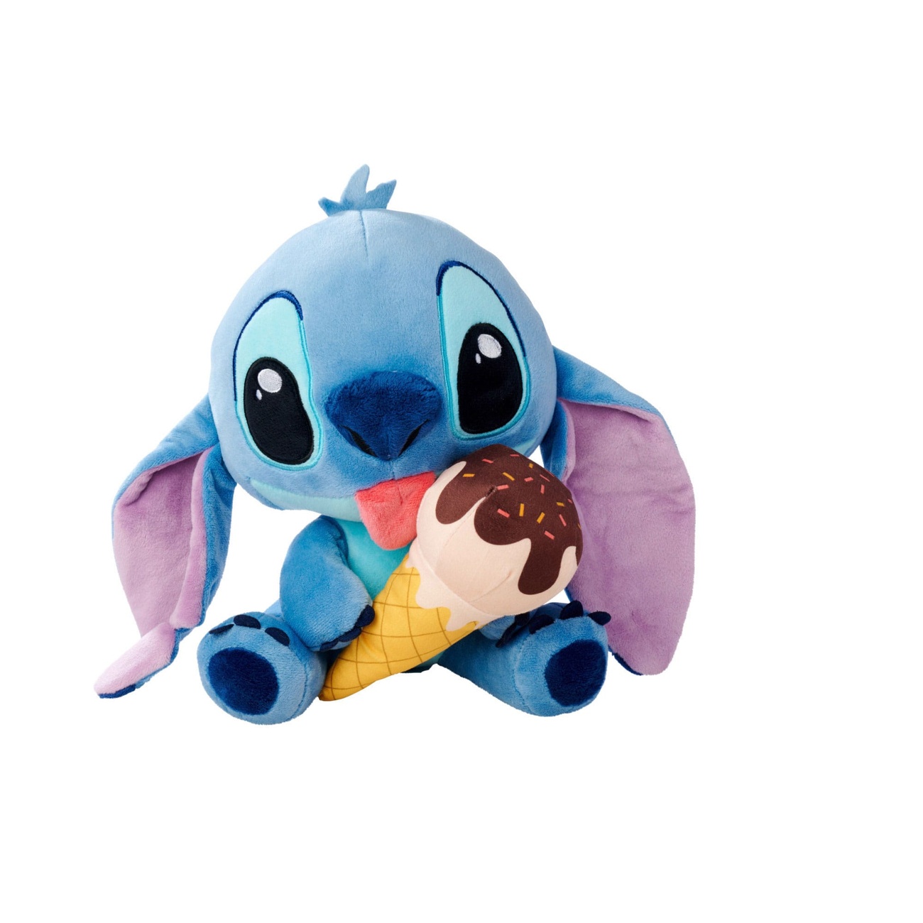 Lilo & Stitch plyschfigur Stitch med glass 25 cm