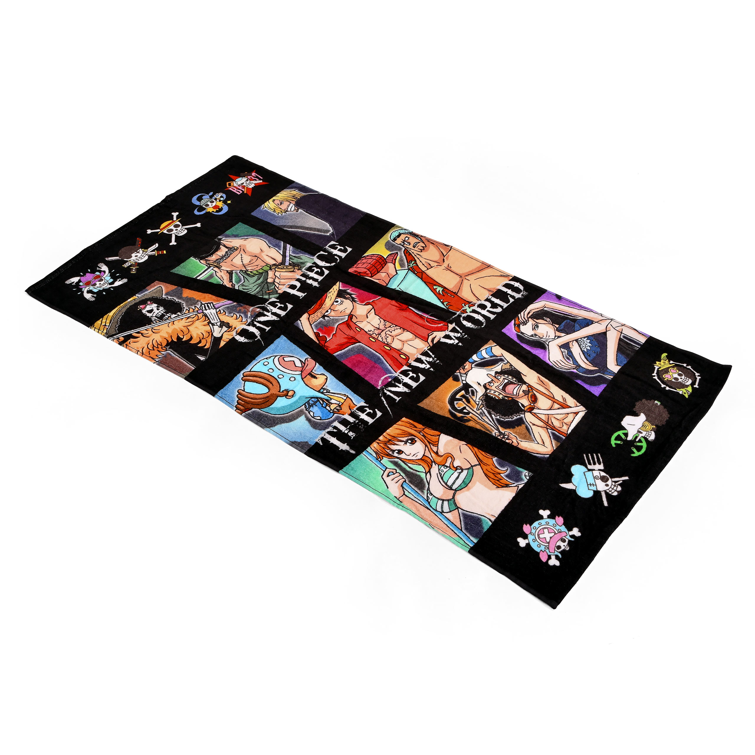 One Piece - De Nieuwe Wereld Karakters Handdoek
