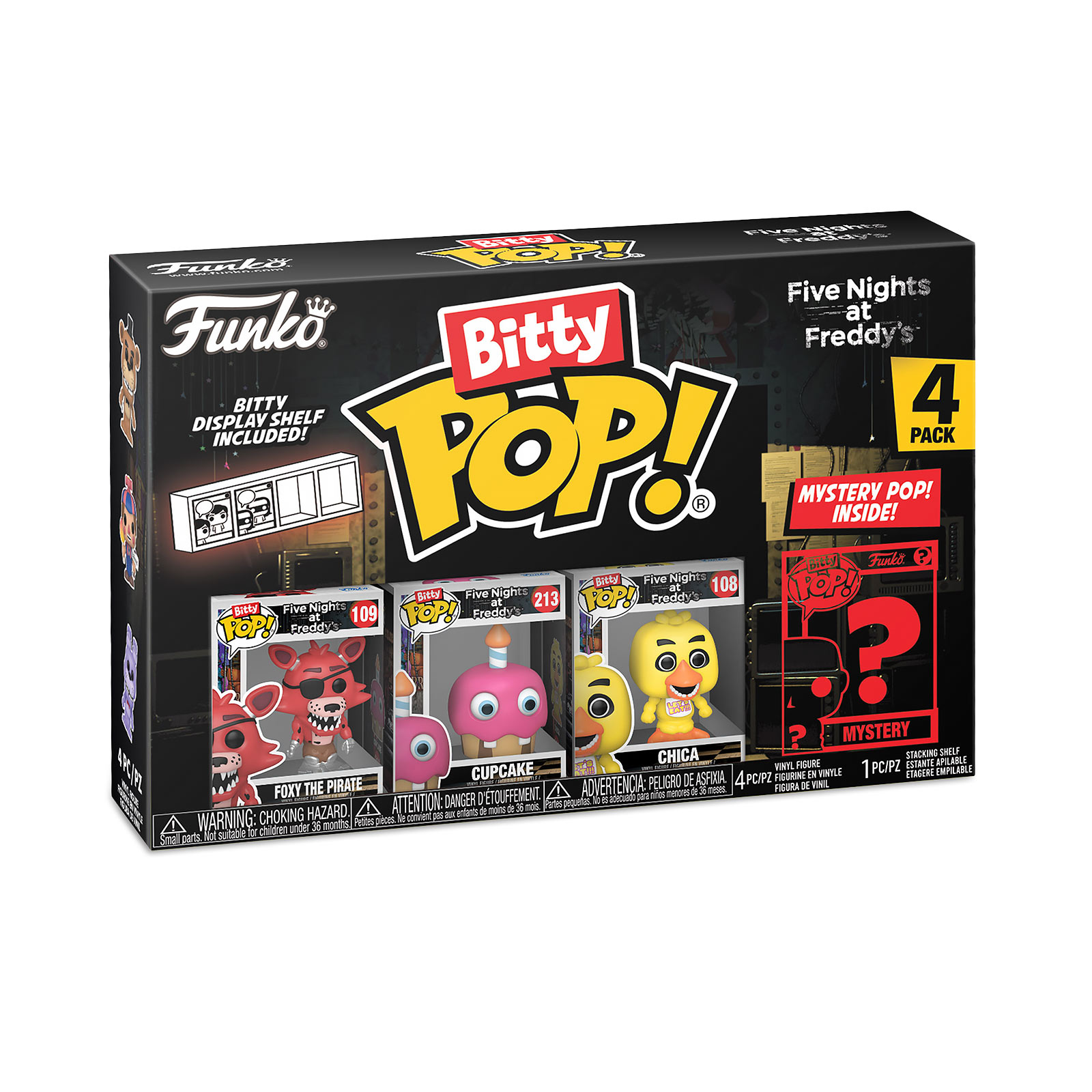 Five Nights at Freddy's - Funko Bitty Pop 4-delige Figuurtjes Set Serie 2