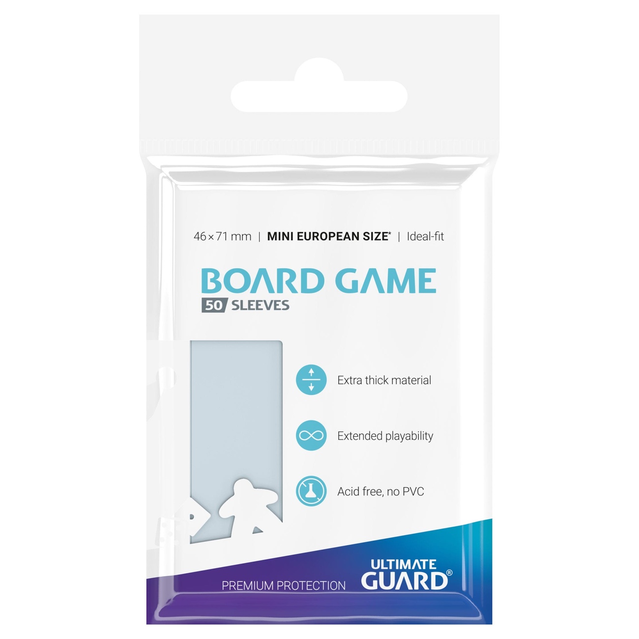 Ultimate Guard Board Game Sleeves (50) - Mini European