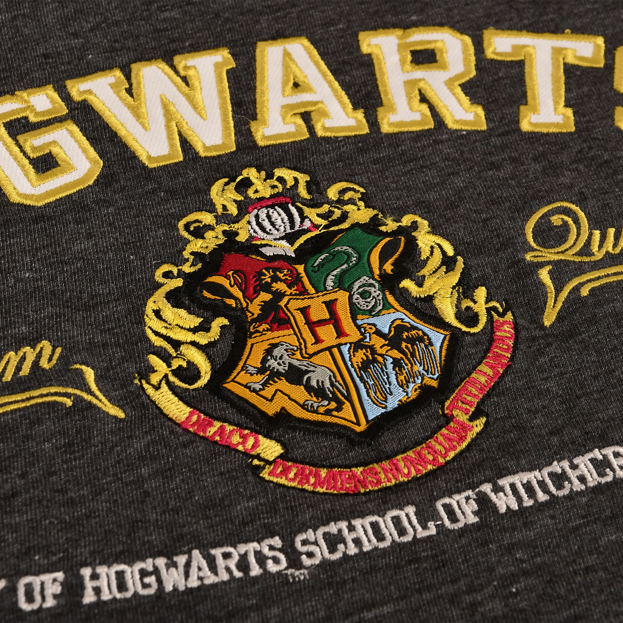 Harry Potter - Hogwarts Wapen T-Shirt grijs