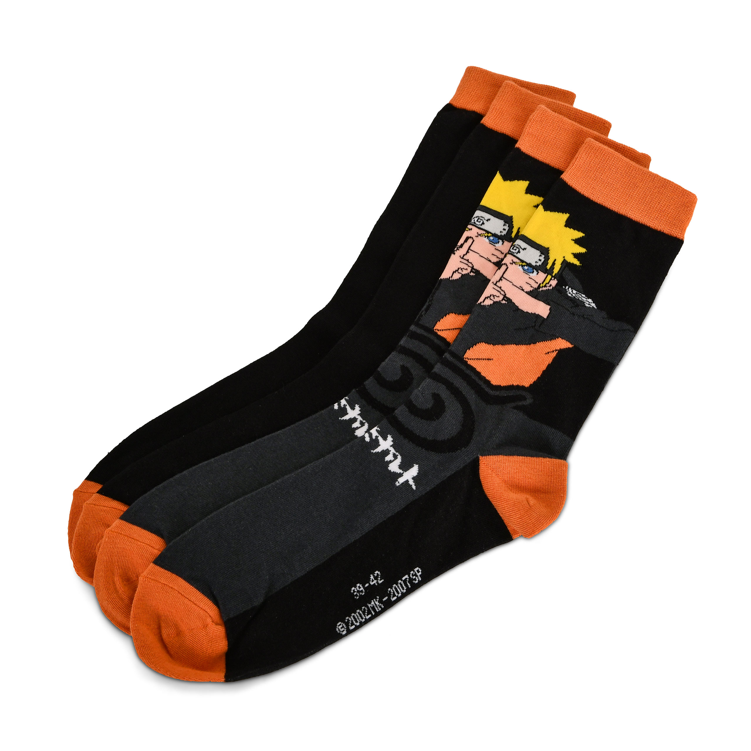 Naruto Shippuden - Naruto Uzumaki Freegun Socken 2er Set