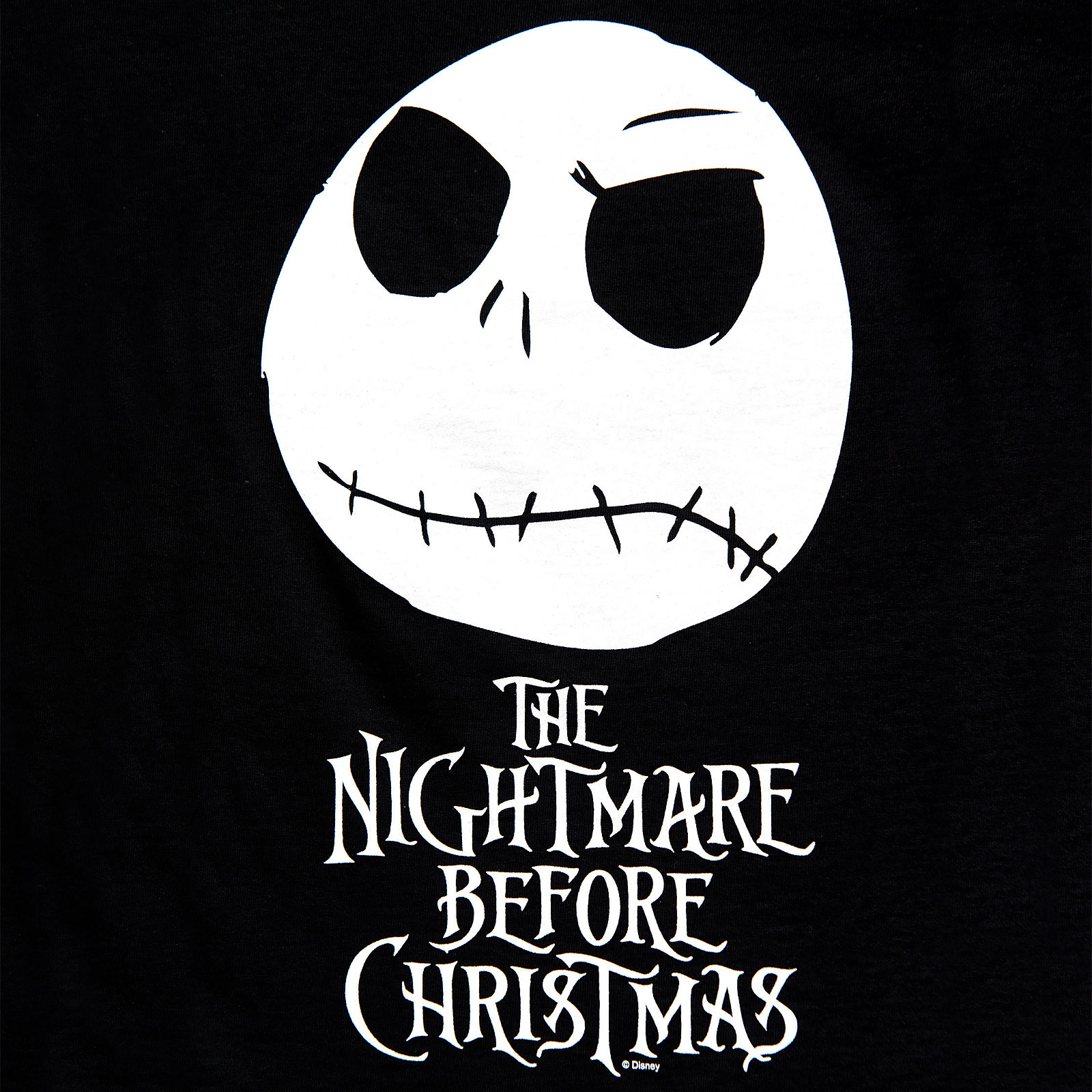 Nightmare Before Christmas - T-shirt femme Jack Skull noir