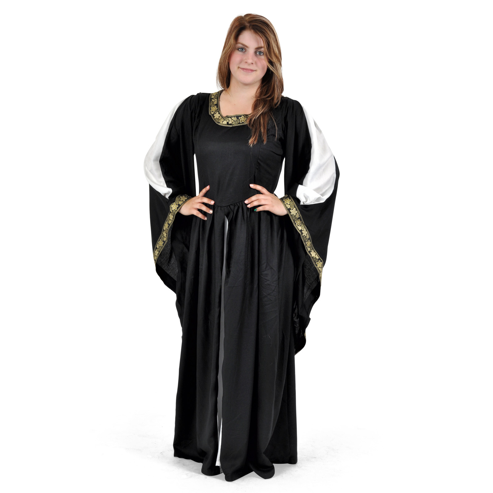 Mittelalter Kleid Leila schwarz