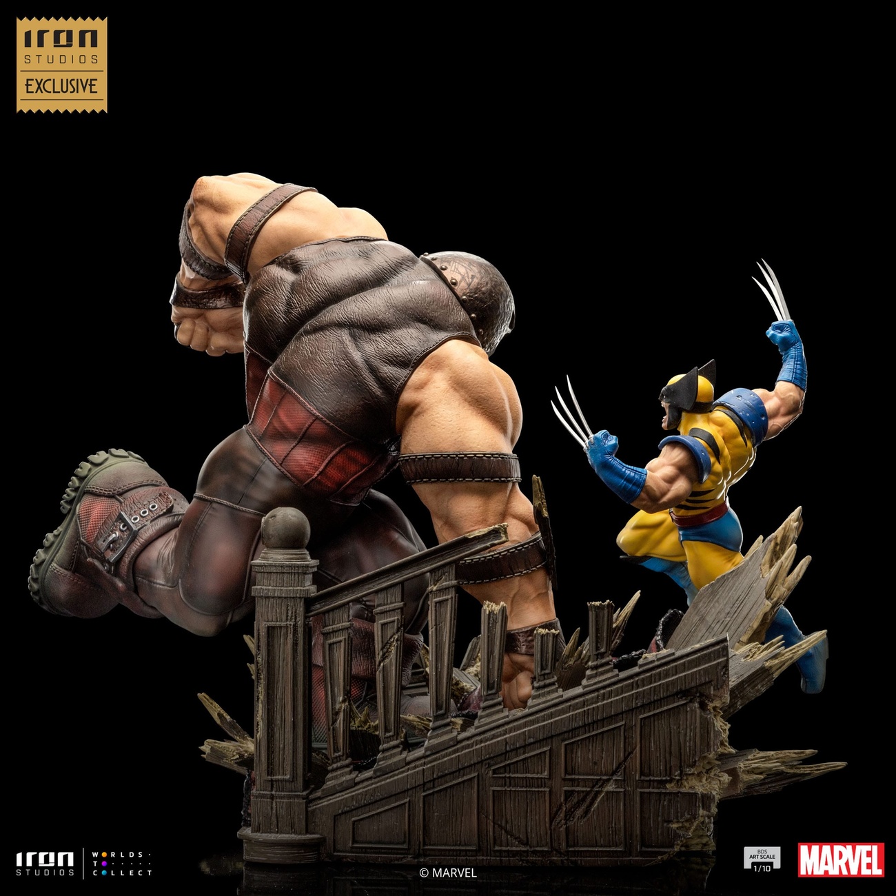 Marvel BDS Art Scale Figura 1/10 Wolverine vs Juggernaut heo EU Exclusive 30 cm
