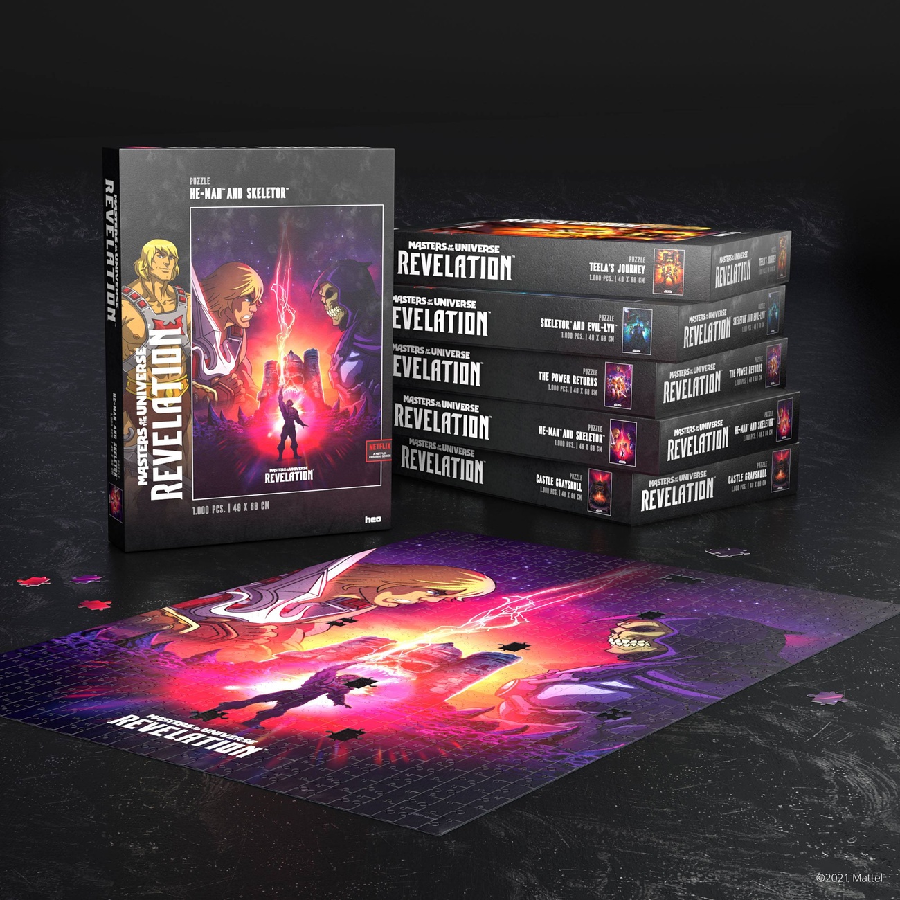 Masters of the Universe: Revelation™ Puzzel He-Man™ en Skeletor™ (1000 stukjes)
