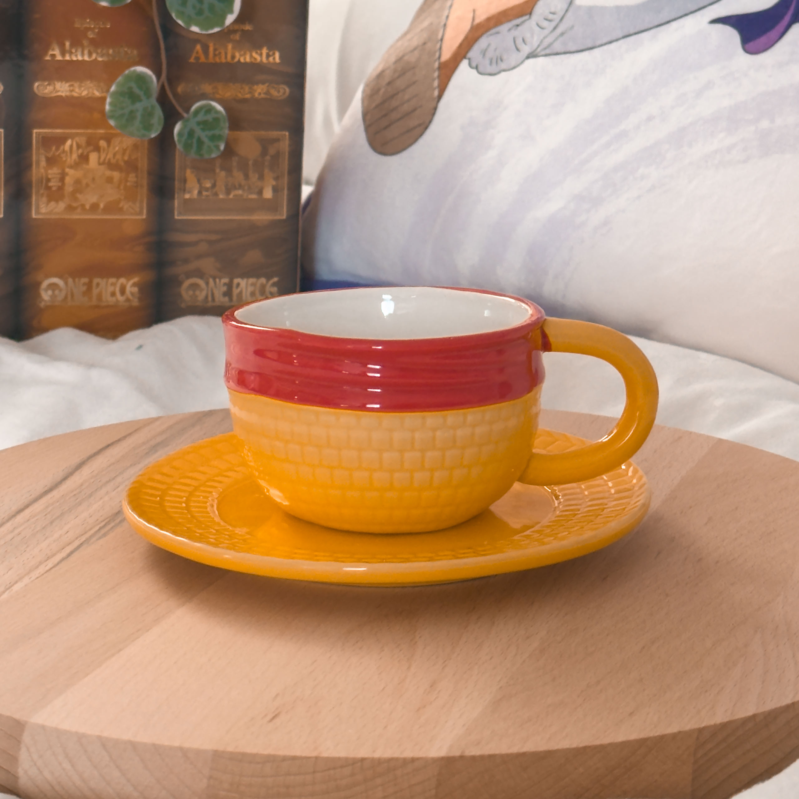 Tasse Chapeau de Paille Luffy avec Soucoupe - One Piece