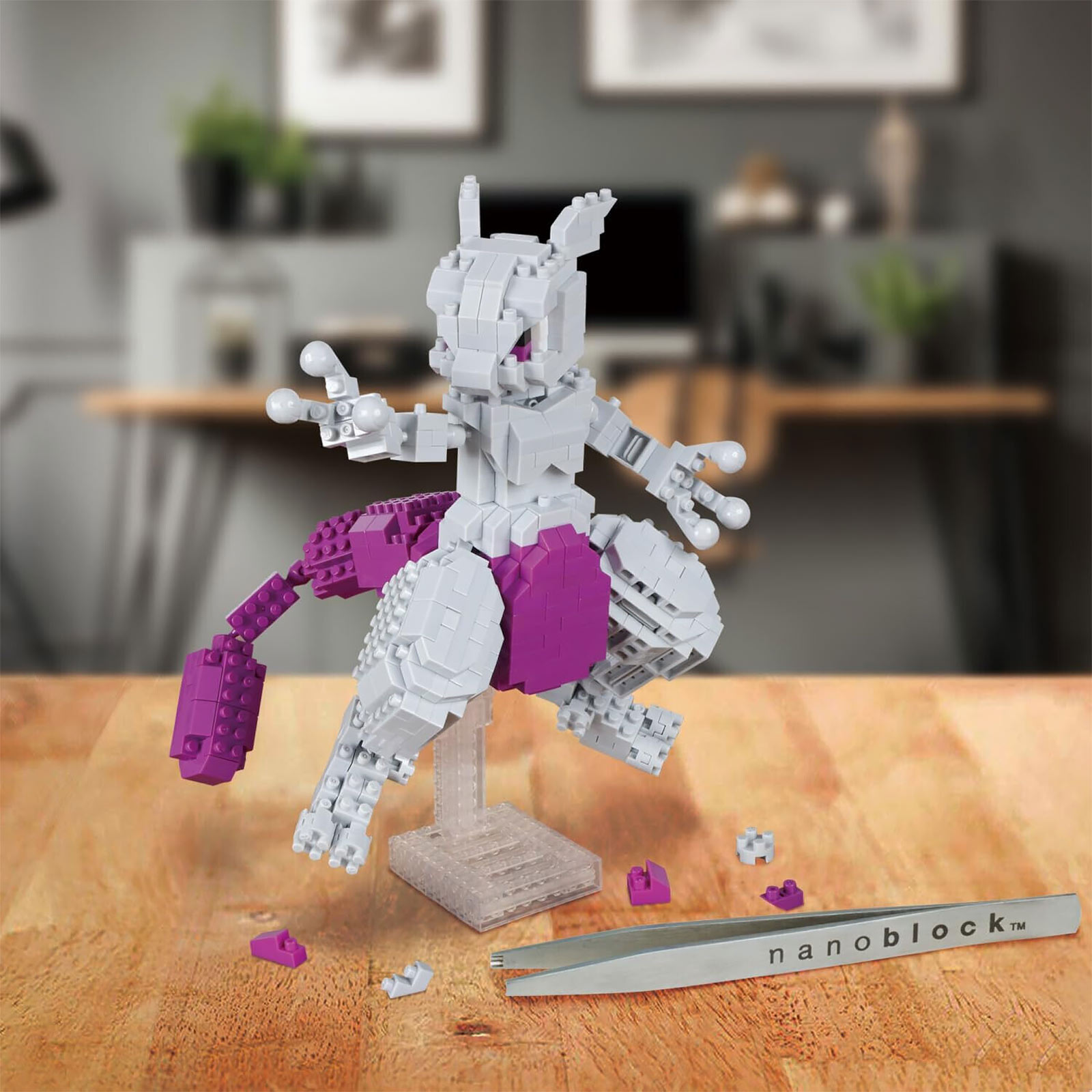 Pokemon - Mewtwo nanoblock Mini Construction Figure deluxe